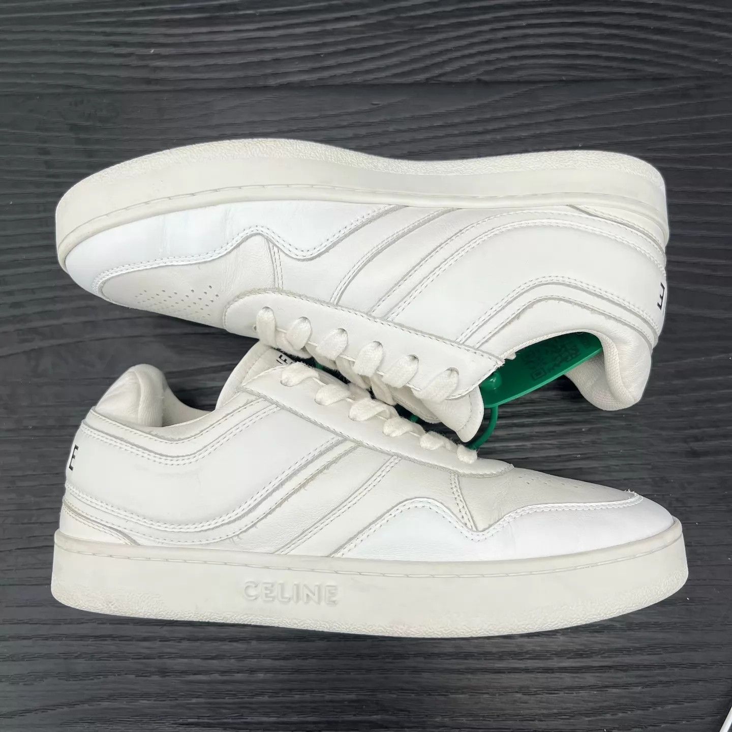 Celine Celine White Low-Top Sneakers Women's 35 Like New With Box Size US 4.5 / IT 34.5 - 5 Thumbnail