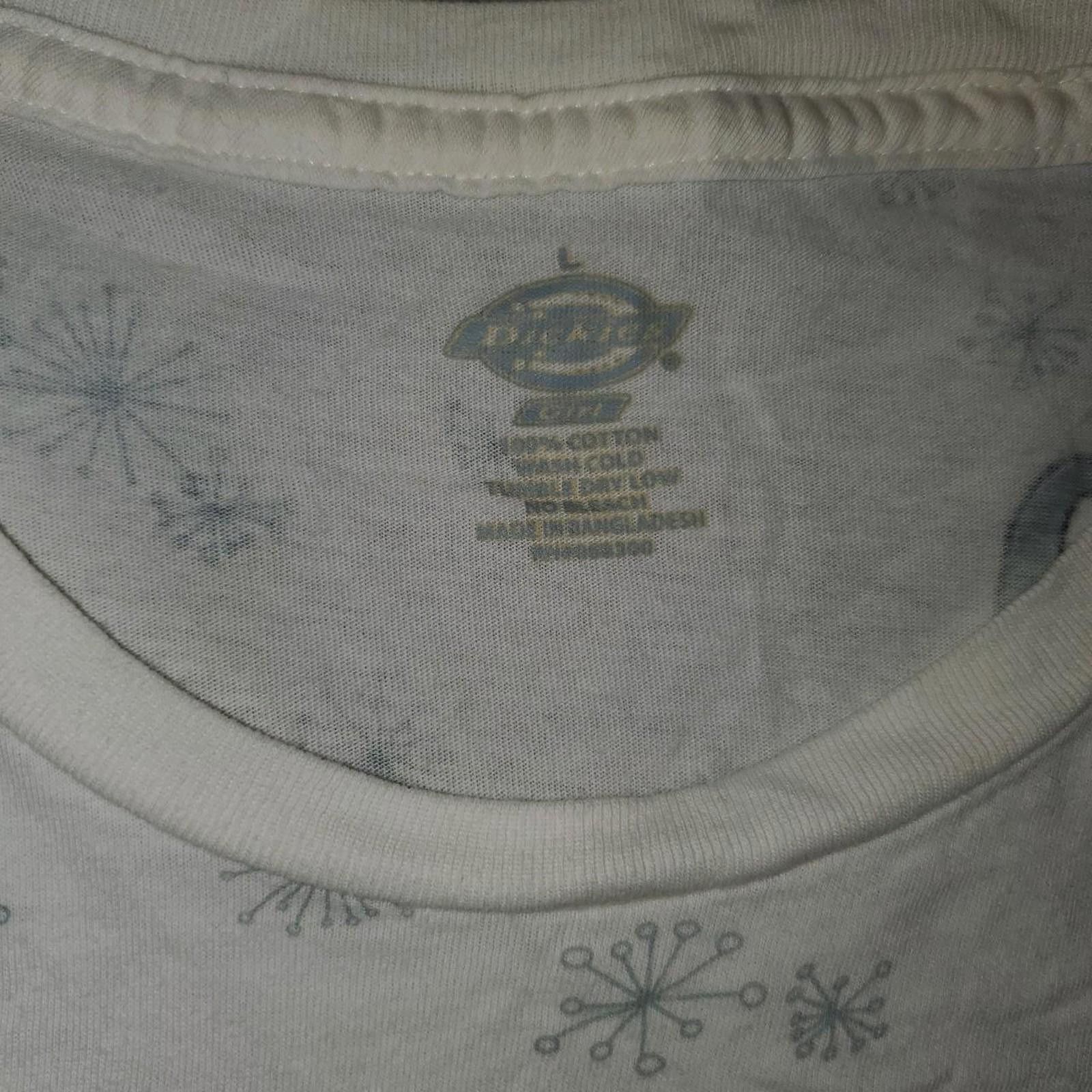 Dickies Dickies Women's White and Multi Tshirt Size L / US 10 / IT 46 - 3 Thumbnail