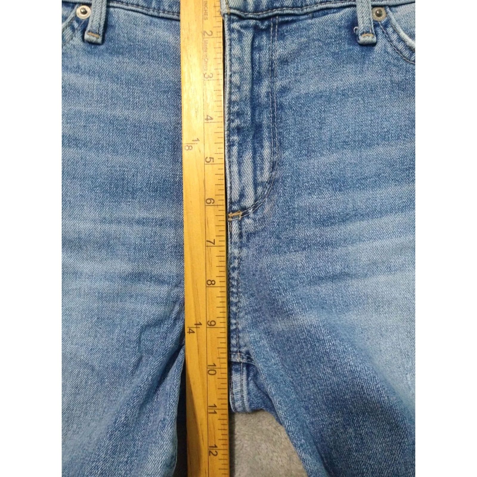 Lucky Brand Lucky Brand Jeans Womens 4/27 Blue Cone Denim AVA Skinny Mid Rise Distressed Size 4 27in Inseam 27in Blue 5-Pocket Design Denim Shirt? Size 27" / US 4 / IT 40 - 4 Thumbnail