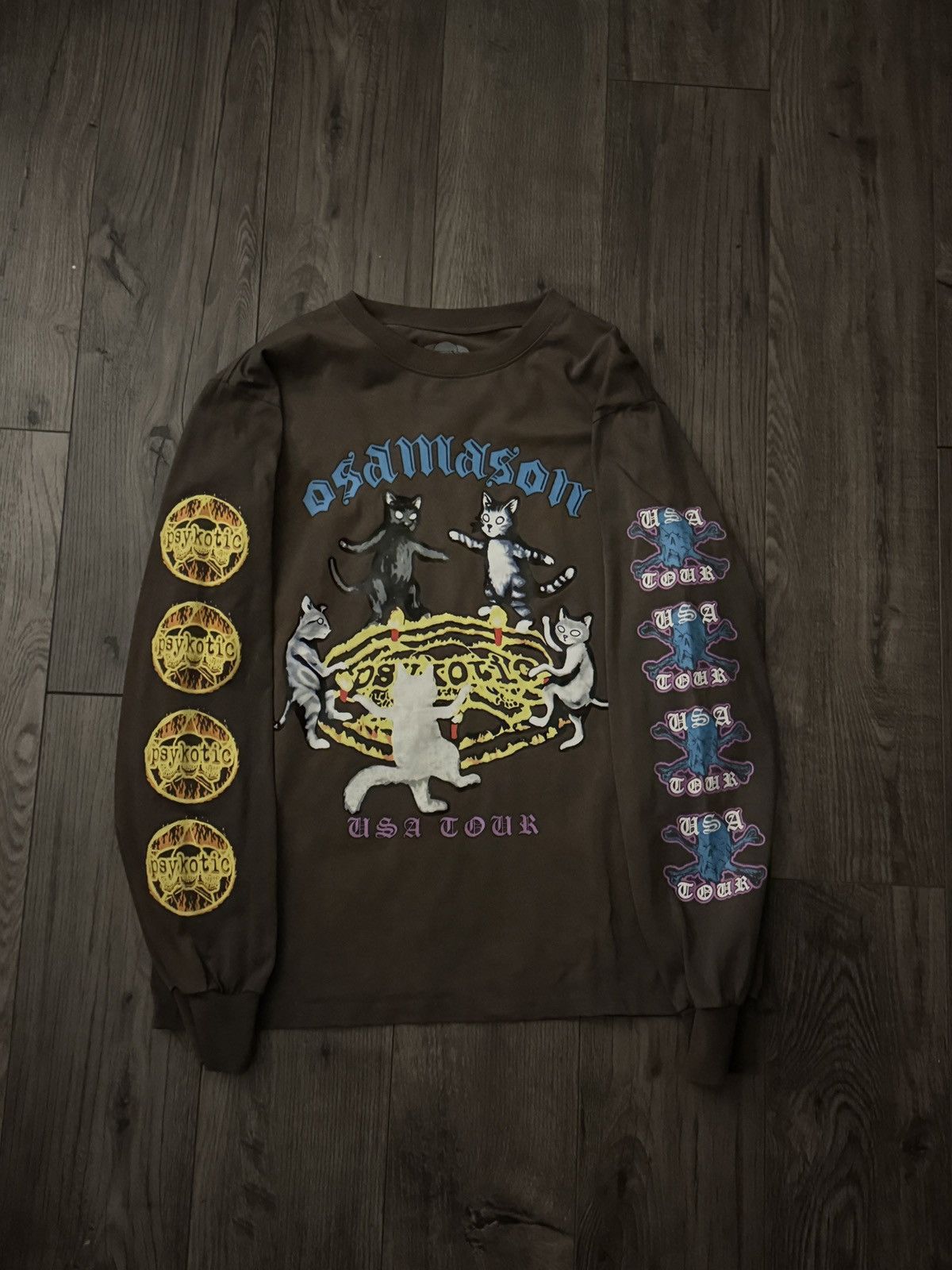 Ken Carson Osamason Psykotic Cat Longsleeve Shirt Tour Merch Size US L / EU 52-54 / 3 - 1 Thumbnail