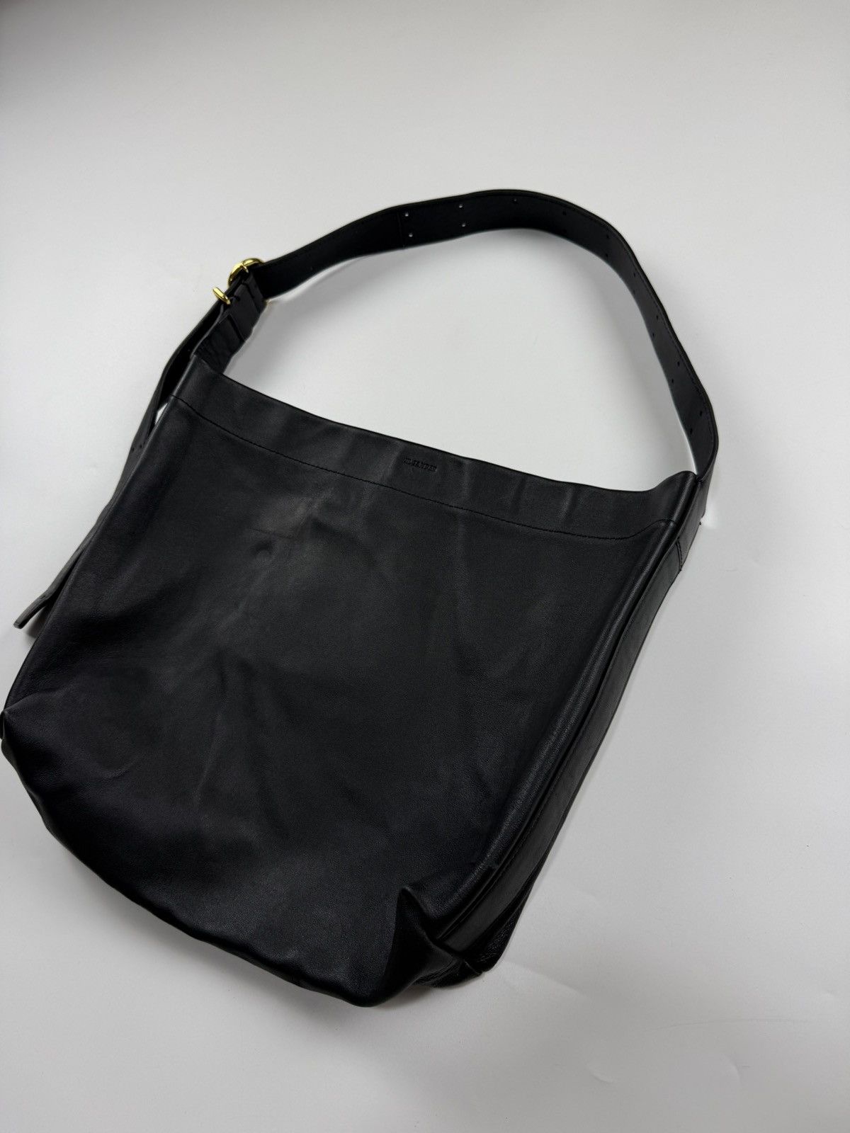 Jil Sander Jil Sander Gold Buckle Leather Shoulder Bag Size ONE SIZE - 4 Thumbnail