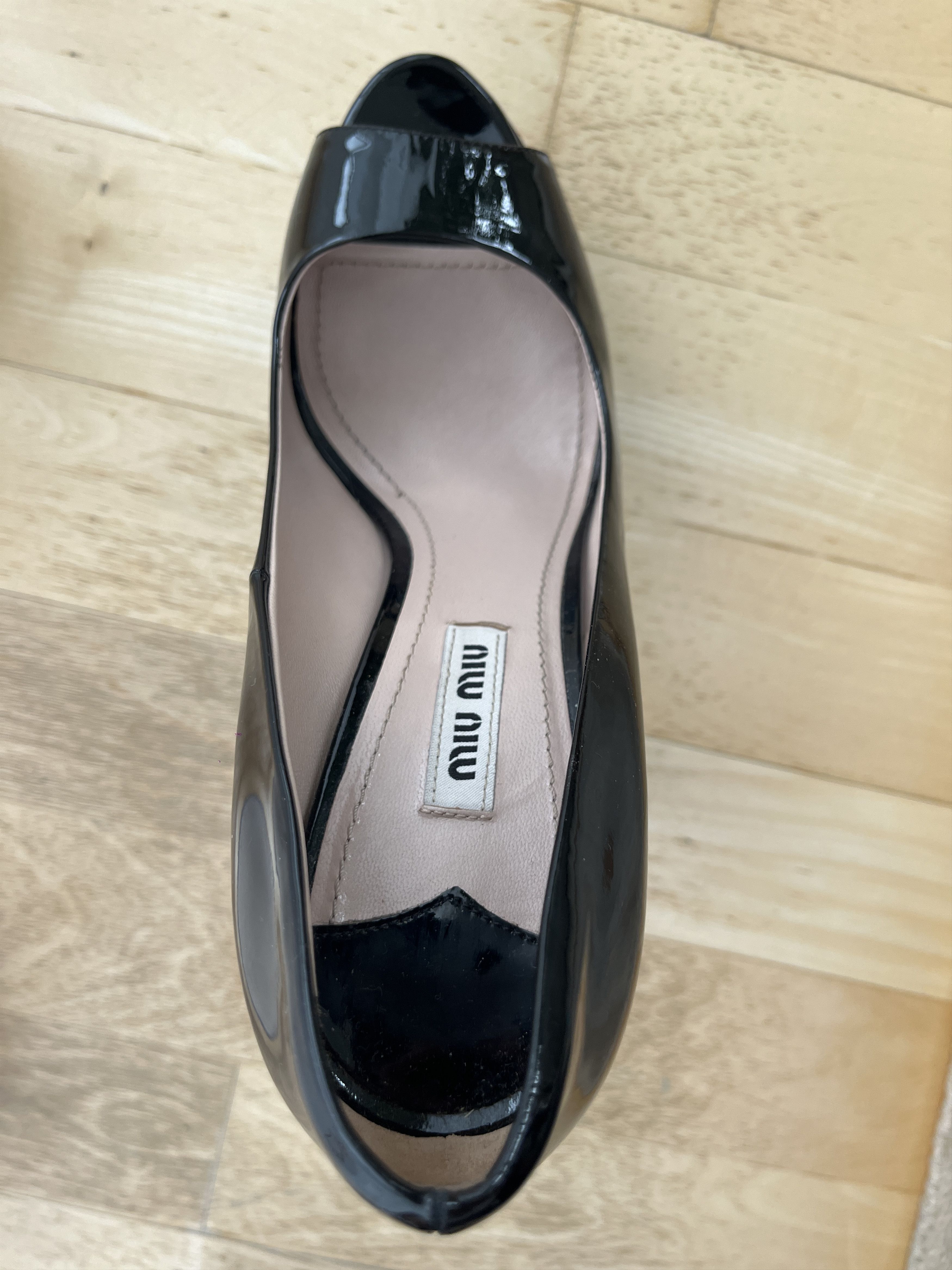 Miu Miu Miu Miu peeptoes Size US 7 / IT 37 - 9 Thumbnail