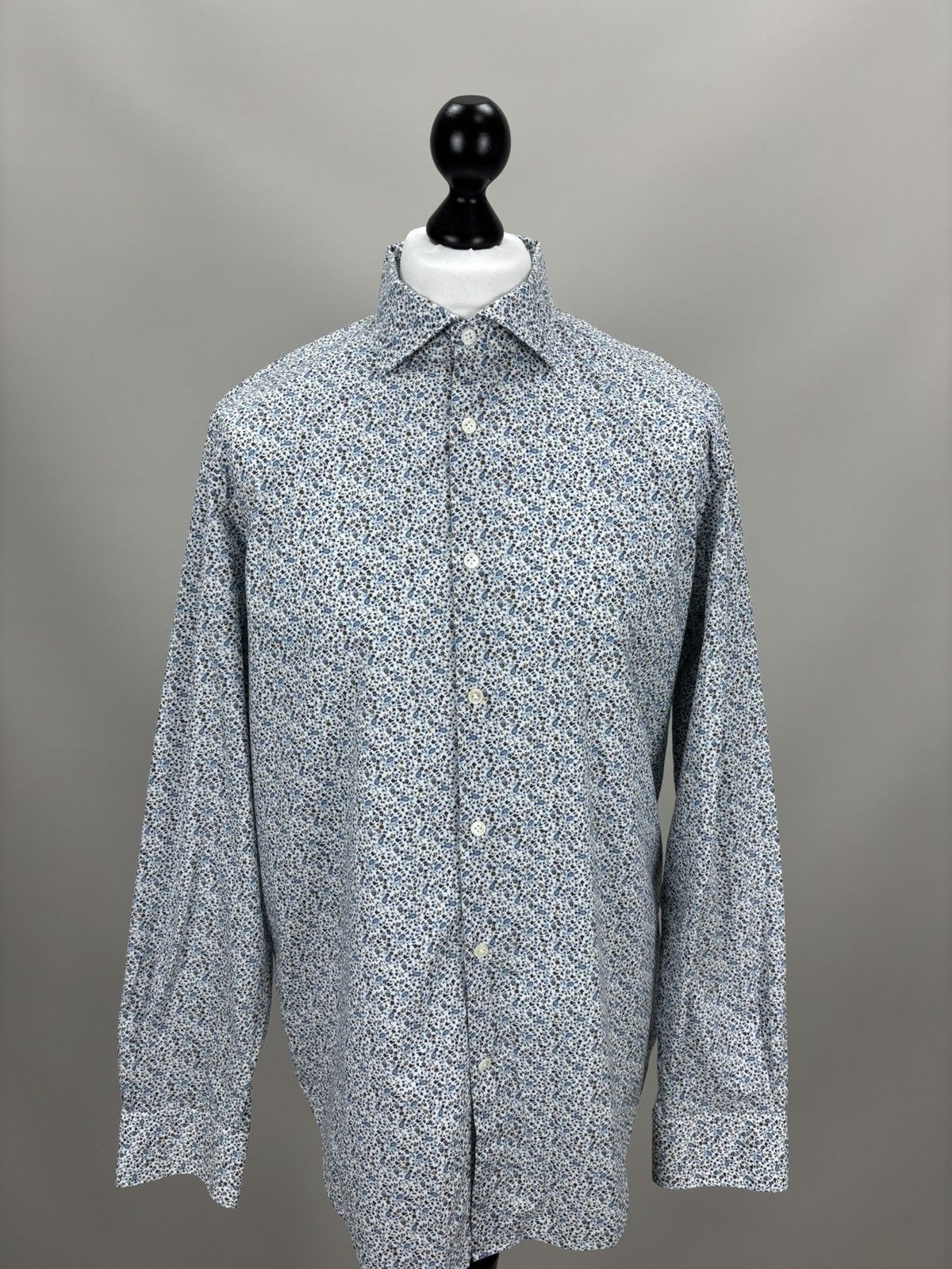 Boggi Mens shirt Boggi Size 43/17 Color Multicolor Size US M / EU 48-50 / 2 - 2 Thumbnail