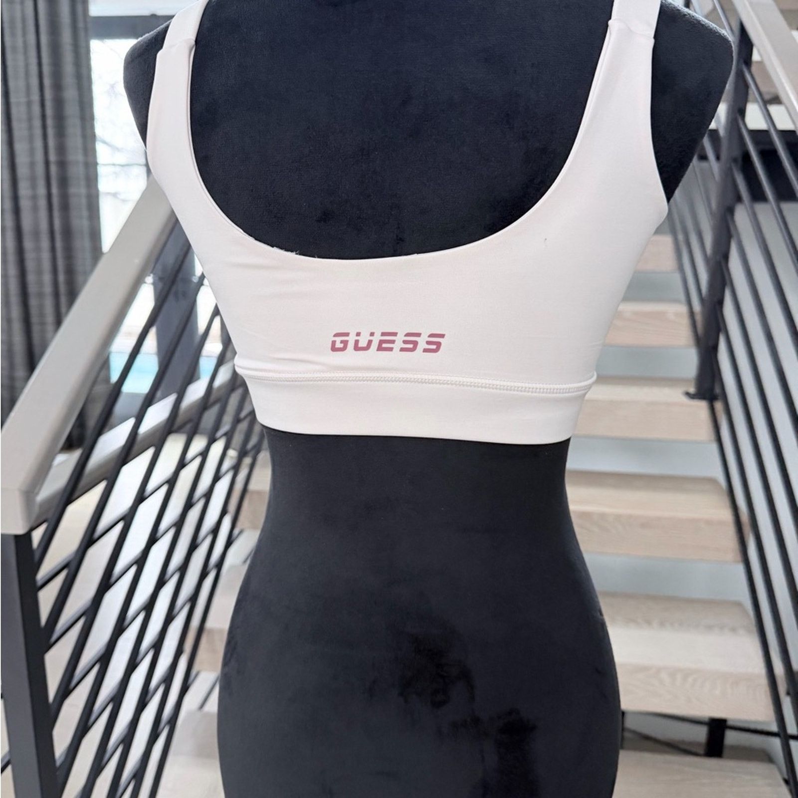 Guess New Y2K Guess Gym Athletic Lace-Up White Bralette size XS Size XS / US 0-2 / IT 36-38 - 3 Thumbnail