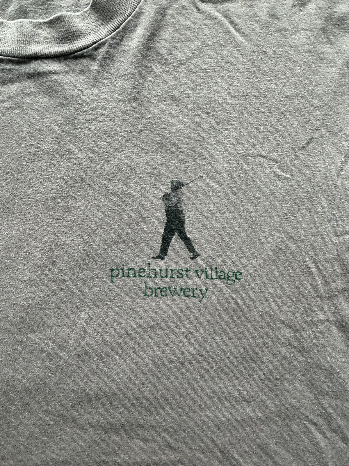Vintage Vintage 90s Pinehurst Village Brewery Graphic Tee Size US XL / EU 56 / 4 - 4 Thumbnail