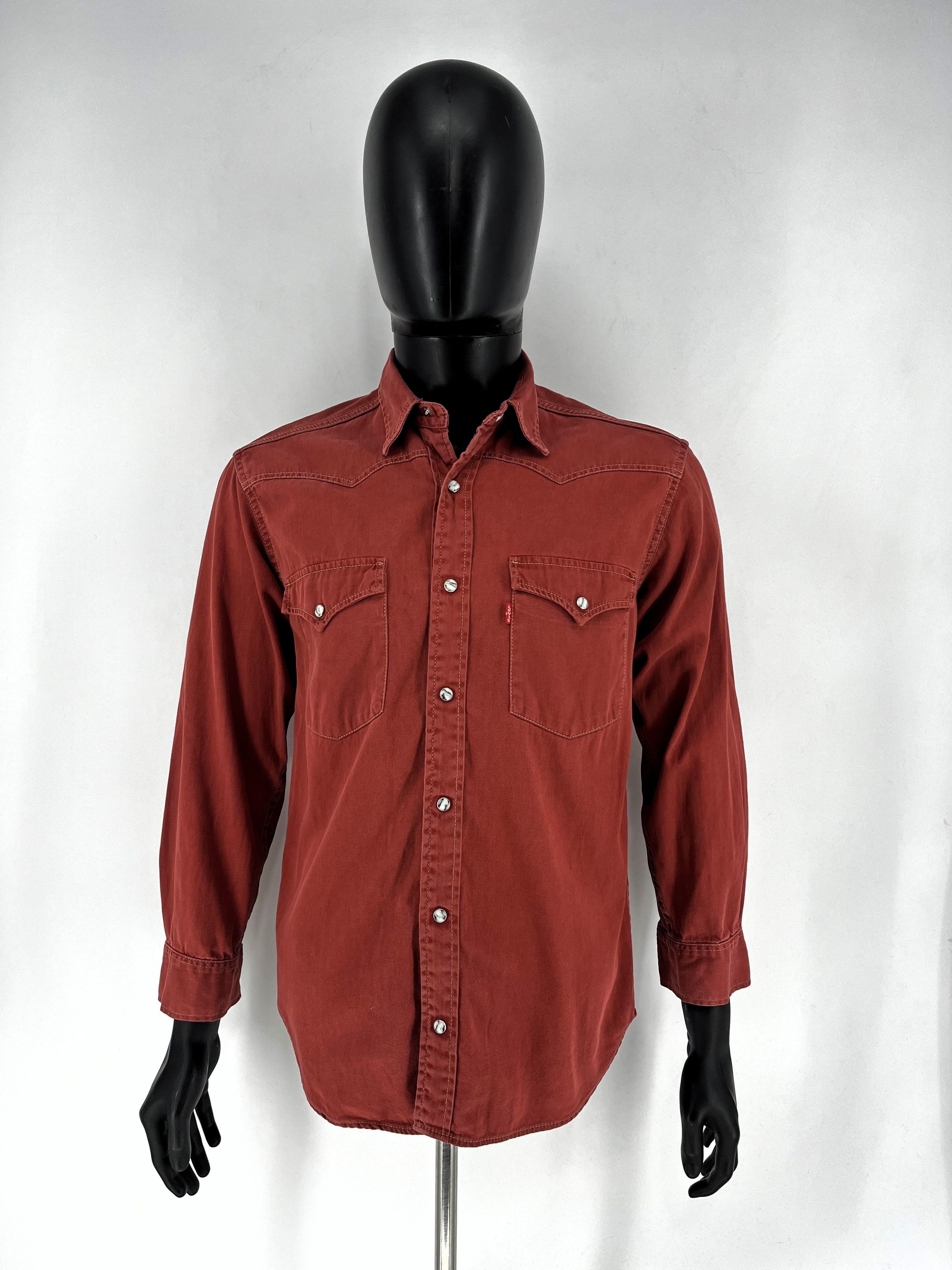 Levi's Vintage Clothing × Vintage Vintage 90s Levi’sLevi’s White Red Jacket Size US S / EU 44-46 / 1 - 2 Thumbnail