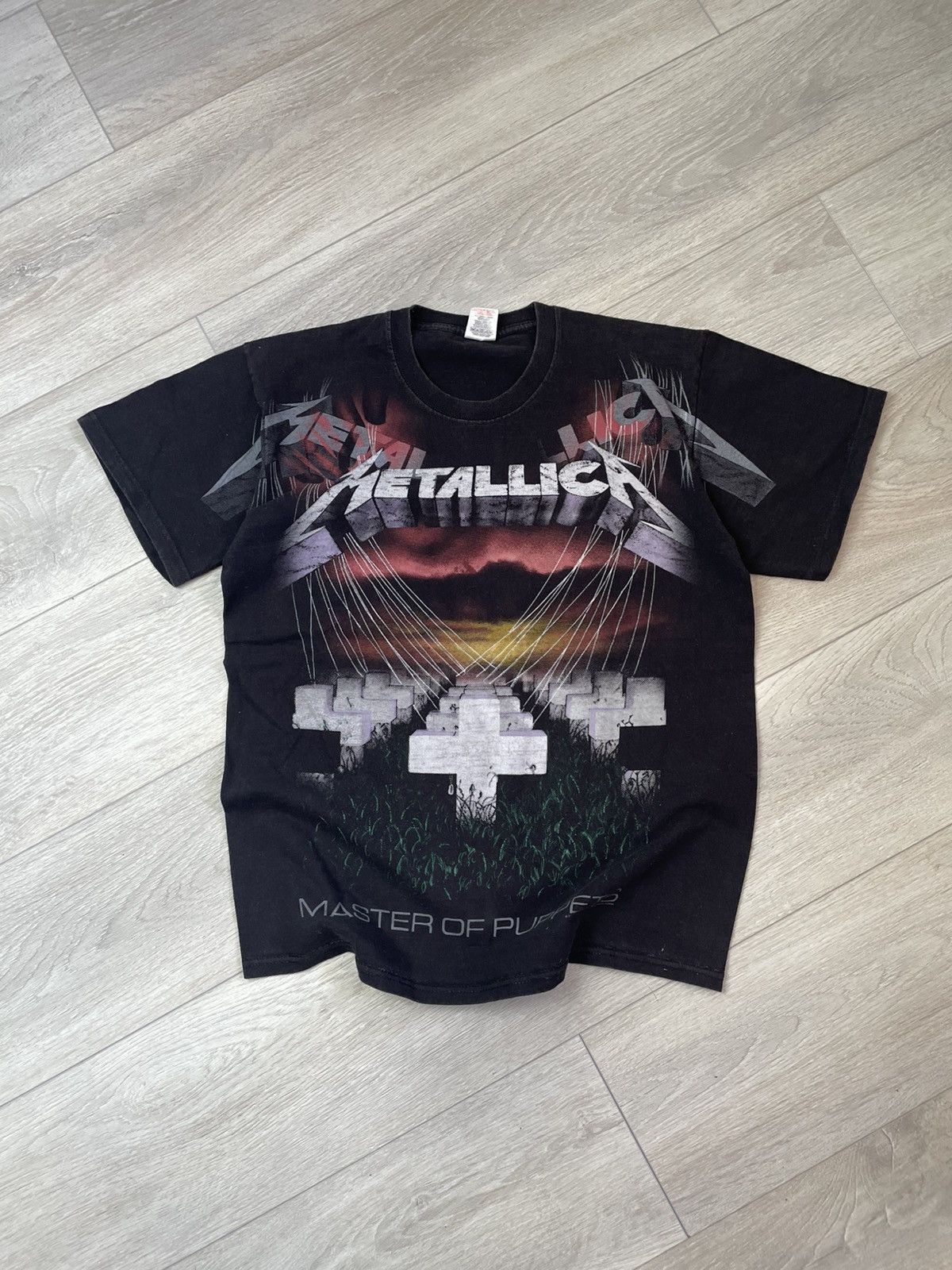 Band Tees × Metallica × Vintage Metallica Muster Of Puppets overprint merch t shirt vintage Size US L / EU 52-54 / 3 - 2 Thumbnail
