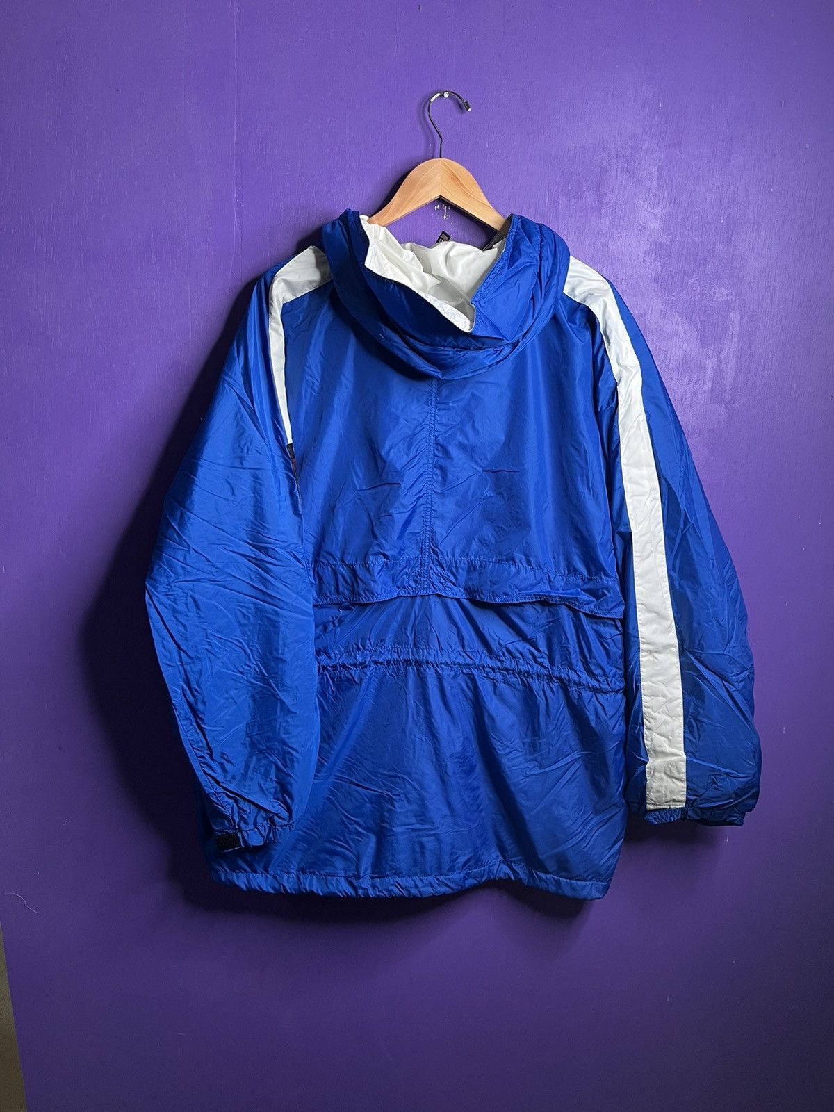 Polo Ralph Lauren × Vintage Vintage 90s Polo sport sleeve patch anorak jacket Size US XL / EU 56 / 4 - 2 Thumbnail