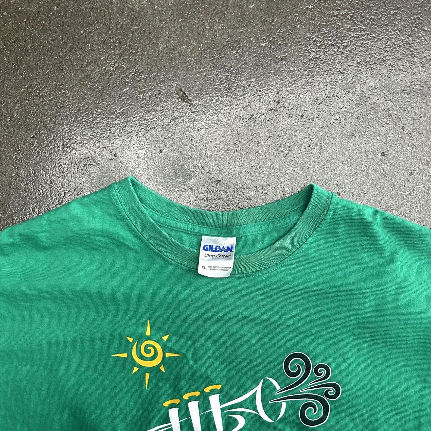 Gildan VINTAGE The Jazz Cruise Shirt Mens XL Green Gildan Ultra Cotton 2012 Graphic Tee Size US XL / EU 56 / 4 - 3 Thumbnail