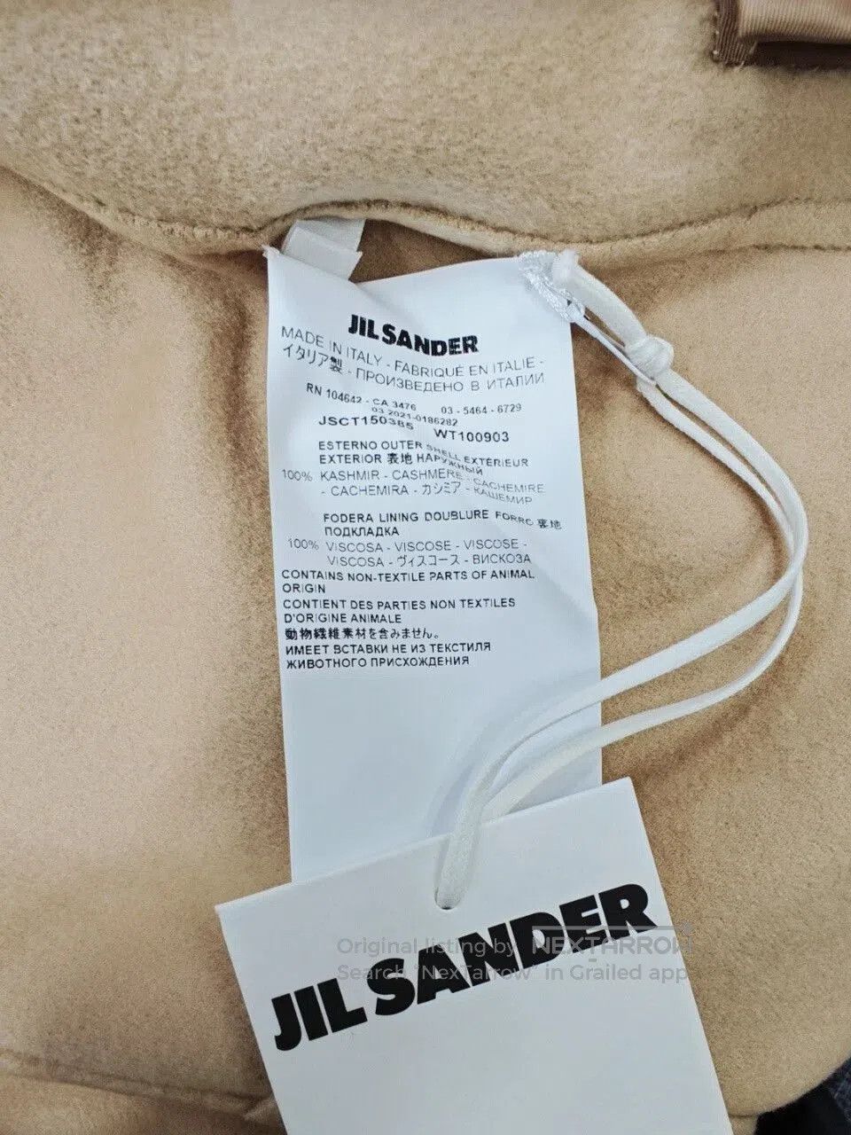 Jil Sander JIL SANDER Women's Cashmere Blazer. Size XXS / US 00 / IT 34 - 7 Thumbnail