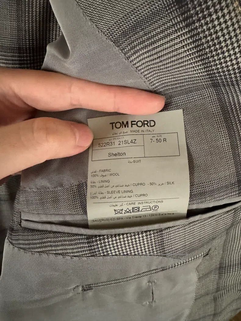 Tom Ford Tom Ford Men's Suit Jacket Size 50L - 8 Thumbnail