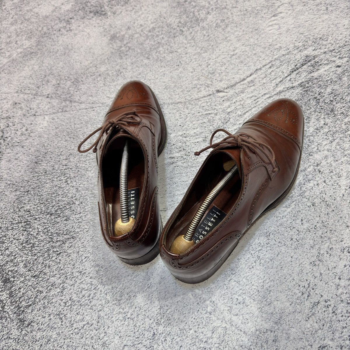 Fratelli Rossetti × Handmade Fratelli Rosetti Italy Derby Brogues US9.5 UK8.5 EU42.5 Size US 9.5 / EU 42-43 - 10 Thumbnail