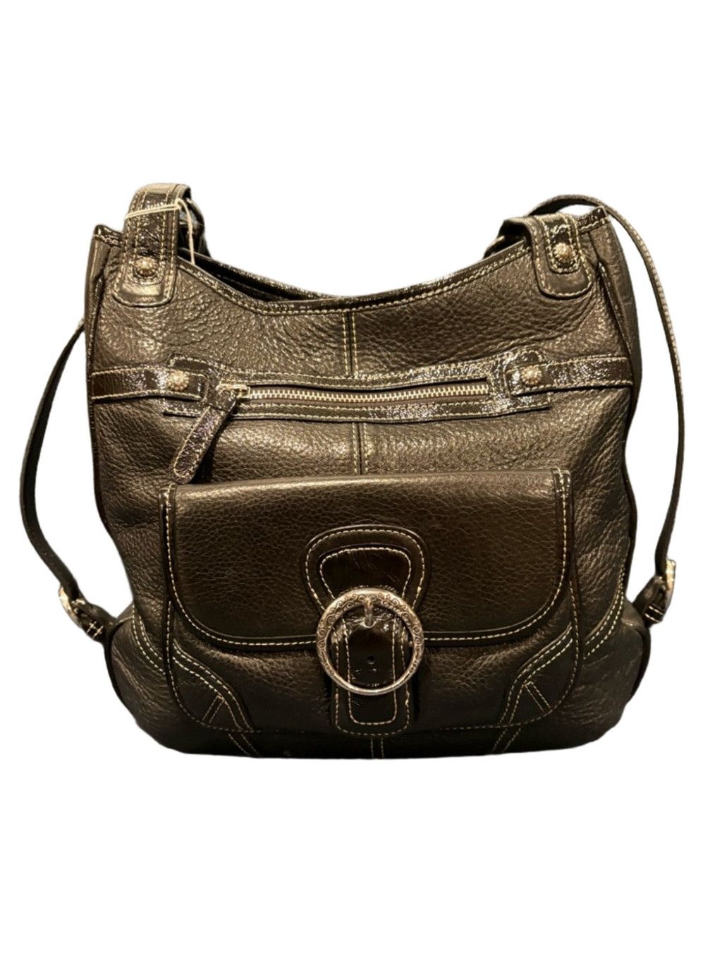 Brighton Brighton Black Leather Backpack Convertible Shoulder Bag Size ONE SIZE - 1 Thumbnail