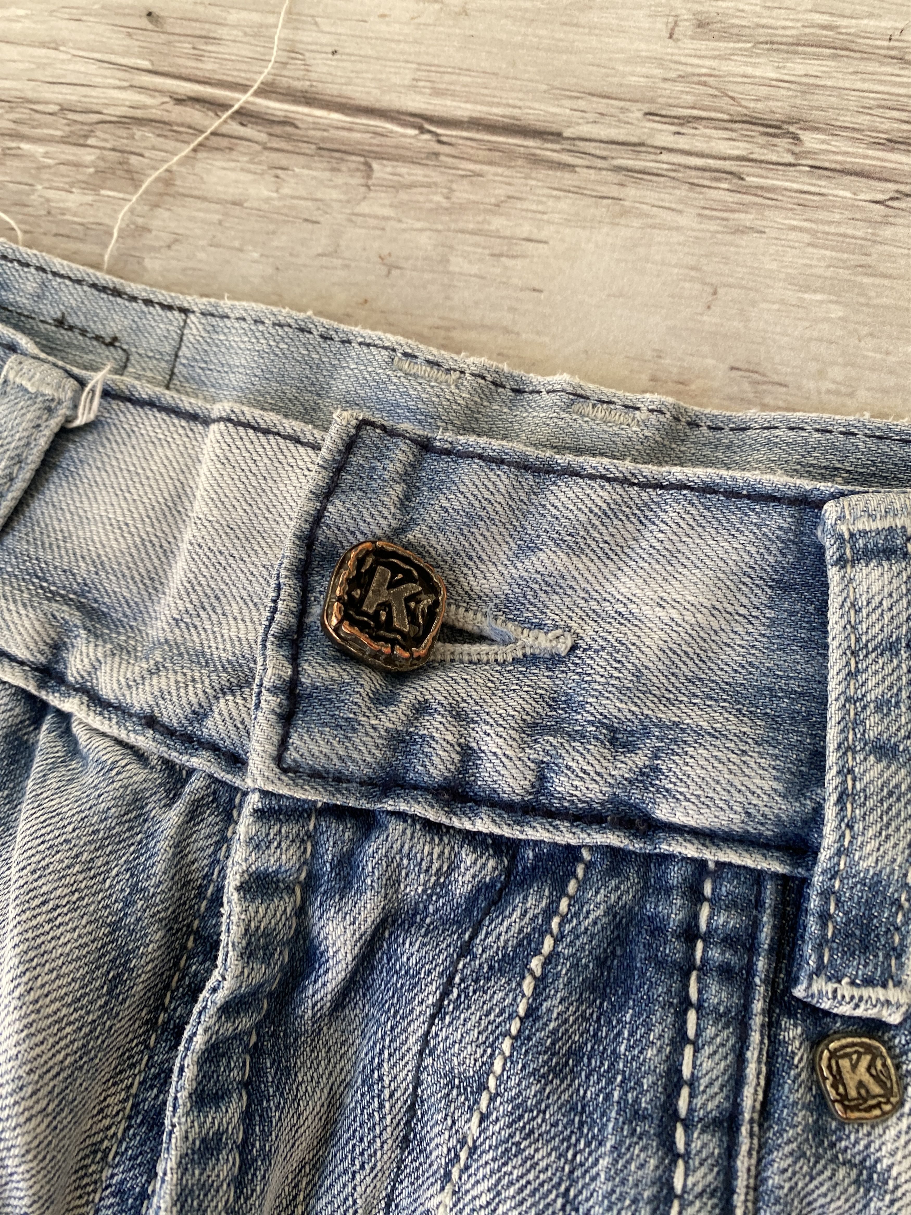 JNCO × Japanese Brand Vintage Baggy Rap sk8 Jnco Style Washed Jeans y2k Size US 32 / EU 48 - 7 Thumbnail