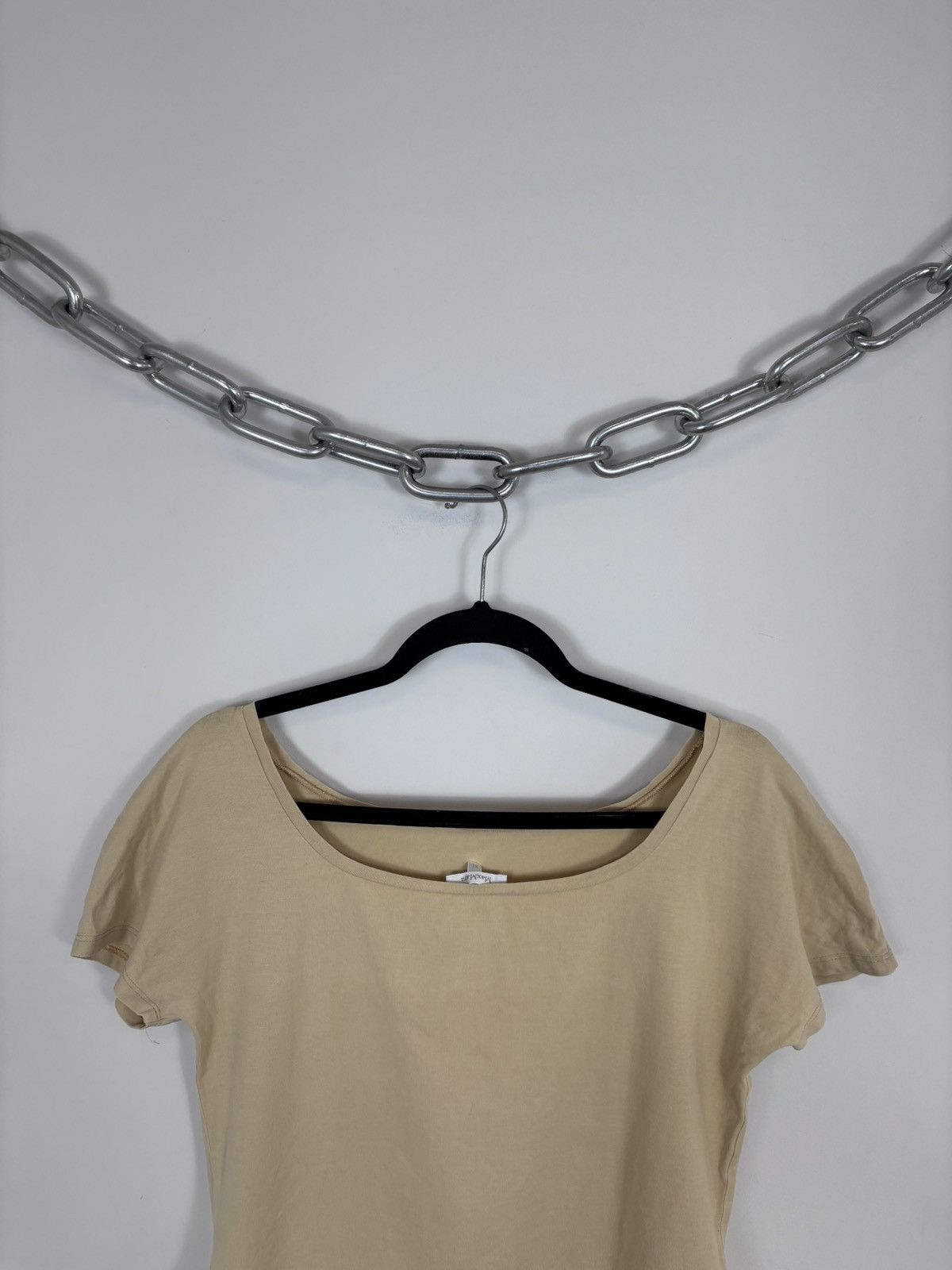 Max Mara Max Mara Women’s Yellow Boat Neck T-Shirt Short Sleeve Size XL / US 12-14 / IT 48-50 - 11 Thumbnail