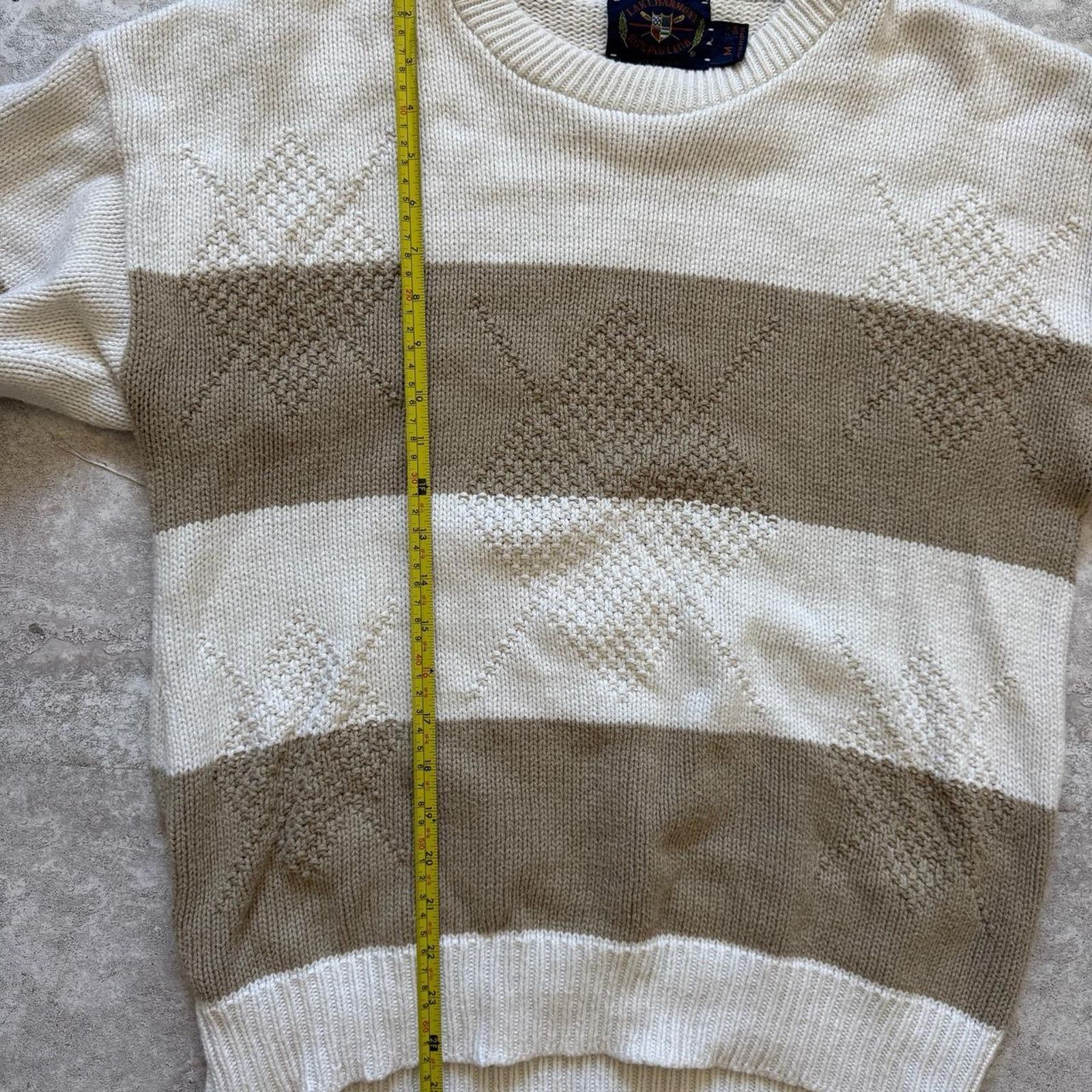 Other Vintage Lake Harmony USA Knit Sweater – Men’s Medium – Ivory Size US M / EU 48-50 / 2 - 6 Thumbnail