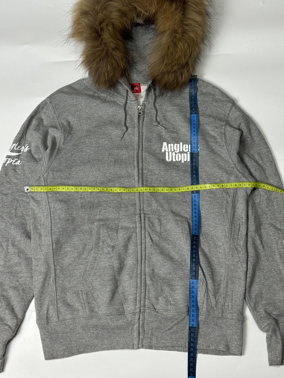 Japanese Brand Fur Hoodie Anglers Utopia lgb styled Size US M / EU 48-50 / 2 - 4 Thumbnail