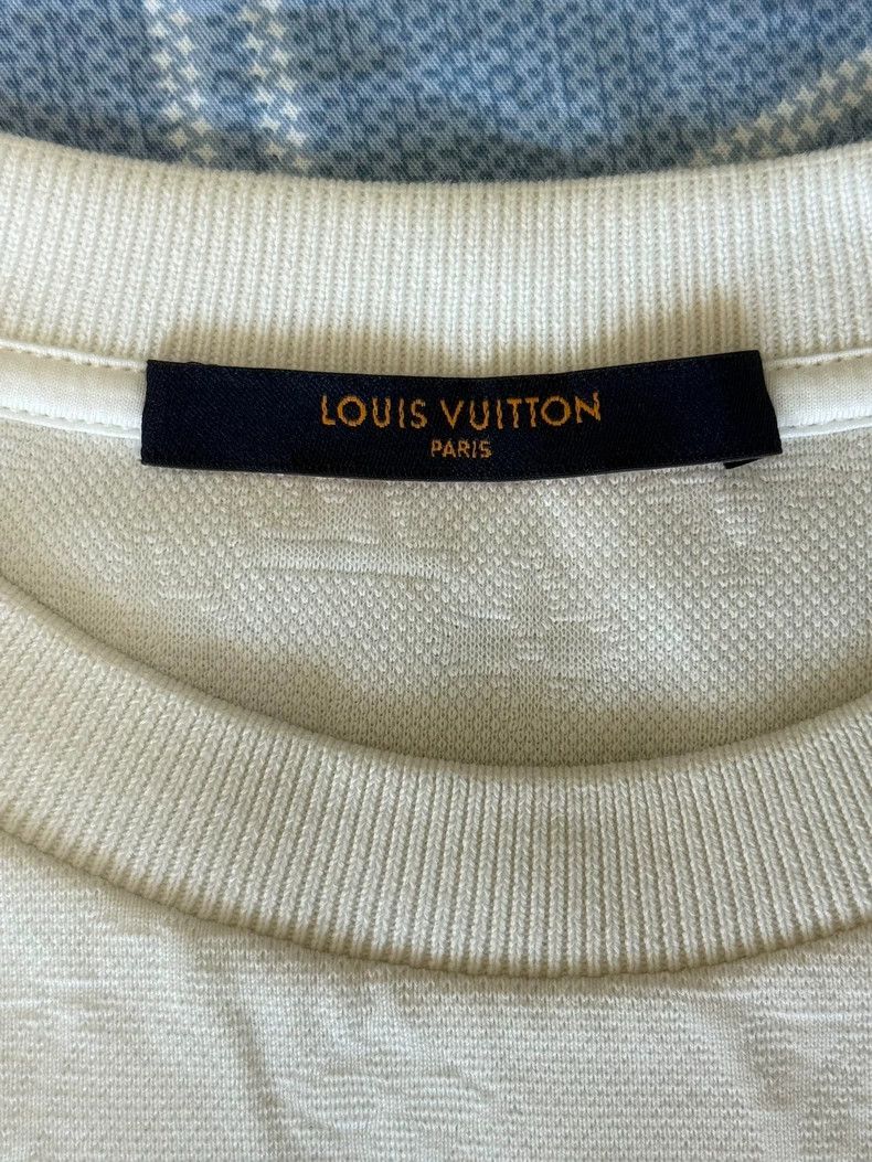 Louis Vuitton Louis Vuitton White dark grain full print short sleeve Size US S / EU 44-46 / 1 - 7 Thumbnail