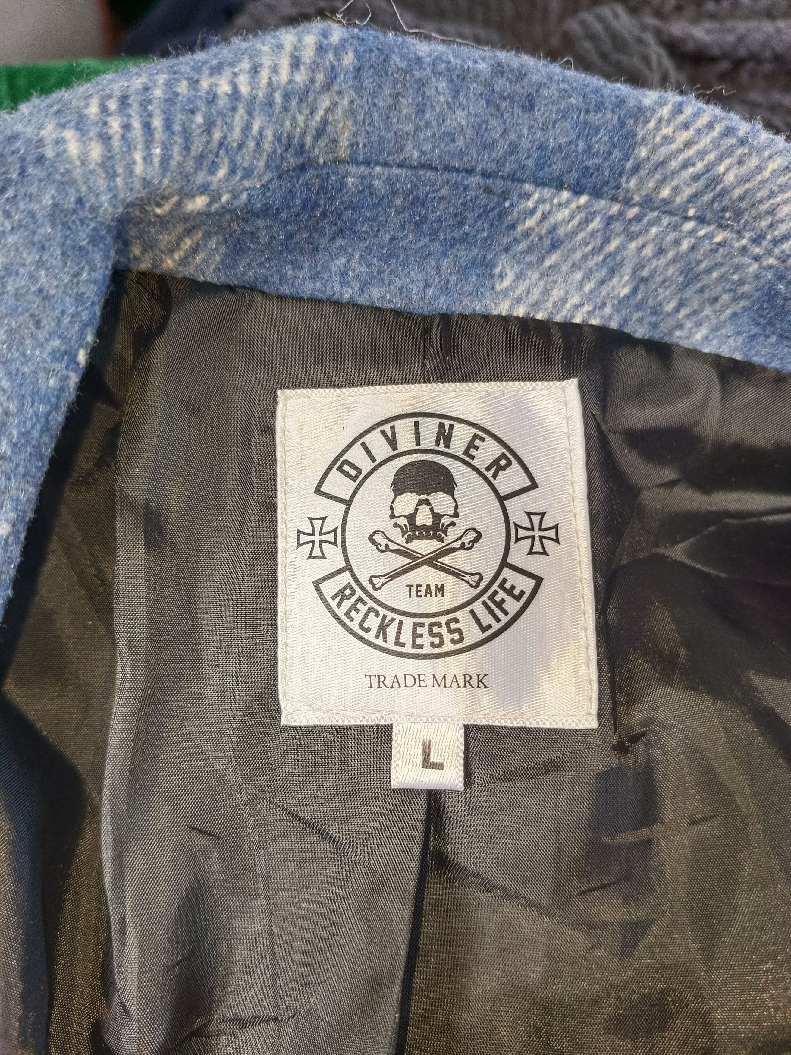 Japanese Brand × Le Grande Bleu (L.G.B.) × Yohji Yamamoto Japanese brand Diviner Reckless Life Long Coat Size US L / EU 52-54 / 3 - 4 Thumbnail