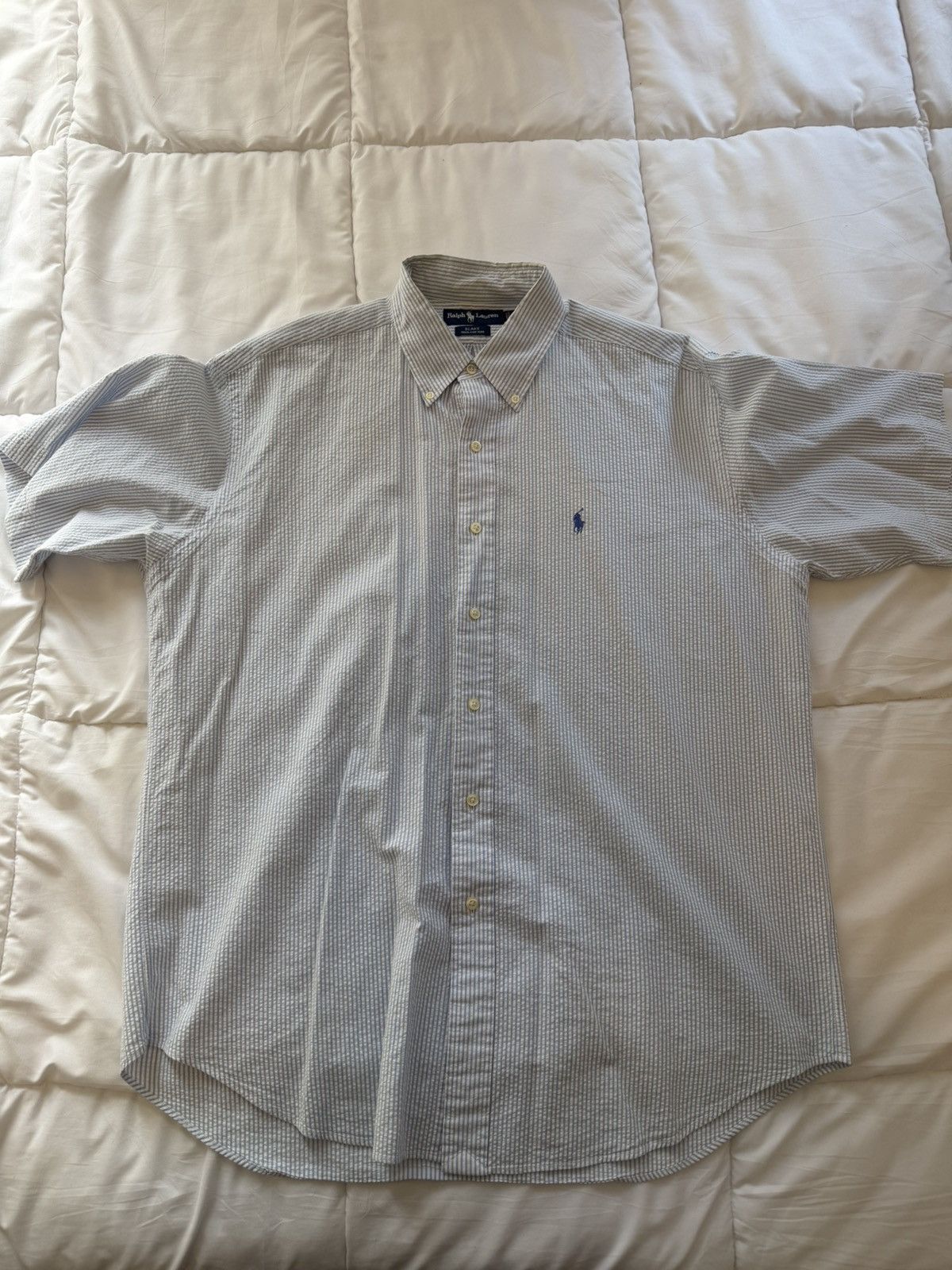 Polo Ralph Lauren Polo Blake Cut Seersucker Size US L / EU 52-54 / 3 - 1 Thumbnail
