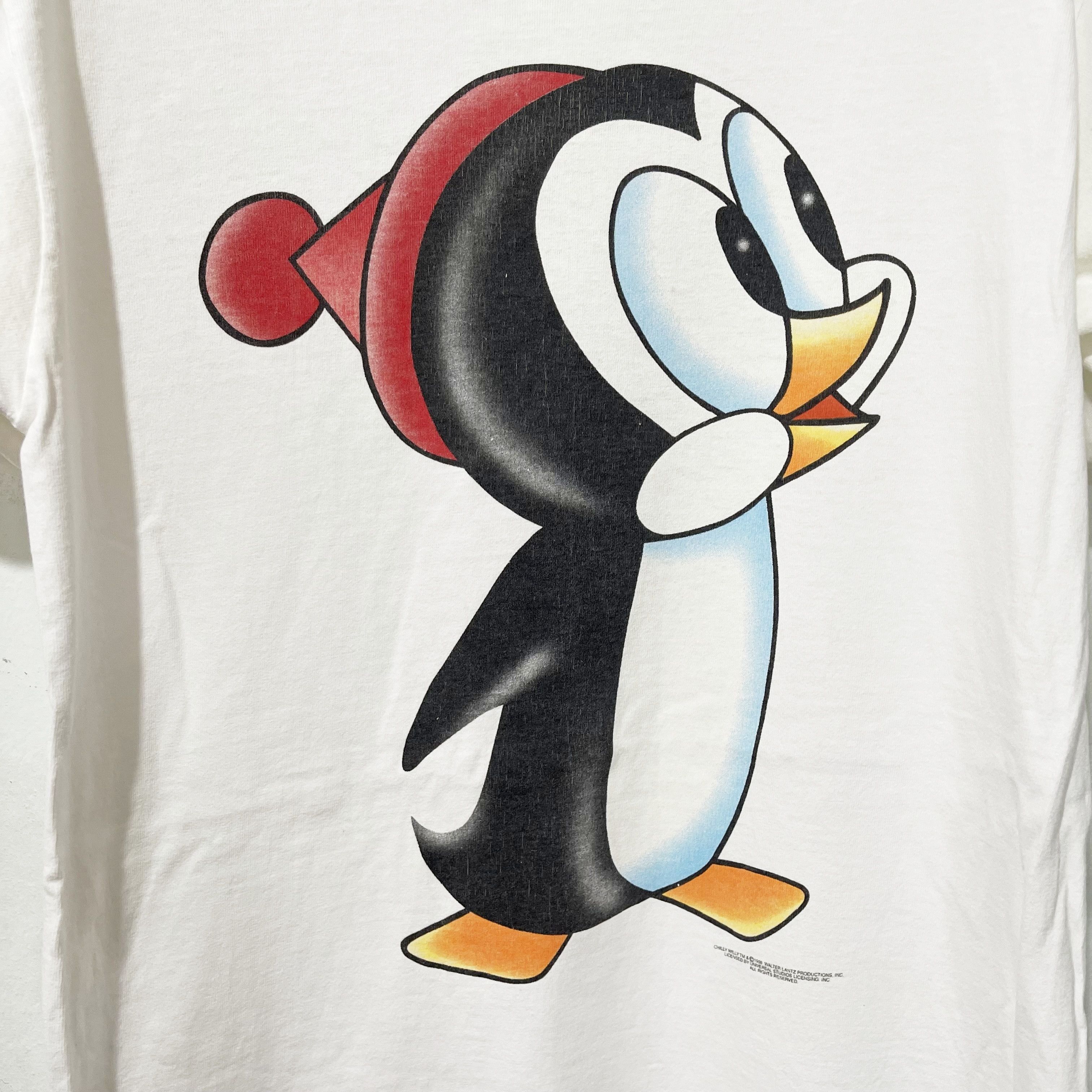 Vintage Vintage 1998 Chilly Willy Cartoon Shirt Size US M / EU 48-50 / 2 - 2 Thumbnail