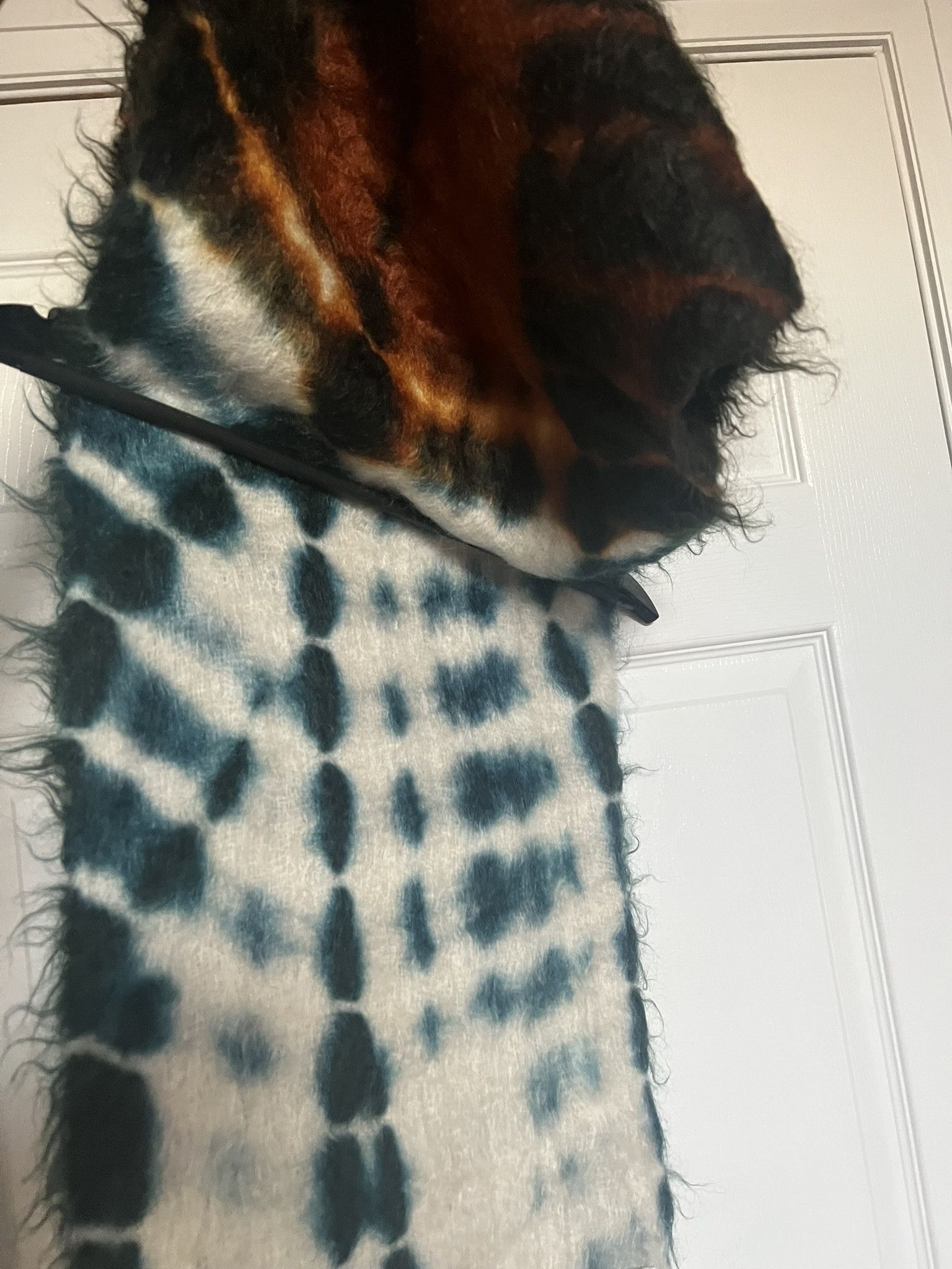 Jil Sander Jil Sander Mohair Tie Dye Scarf Size ONE SIZE - 3 Thumbnail