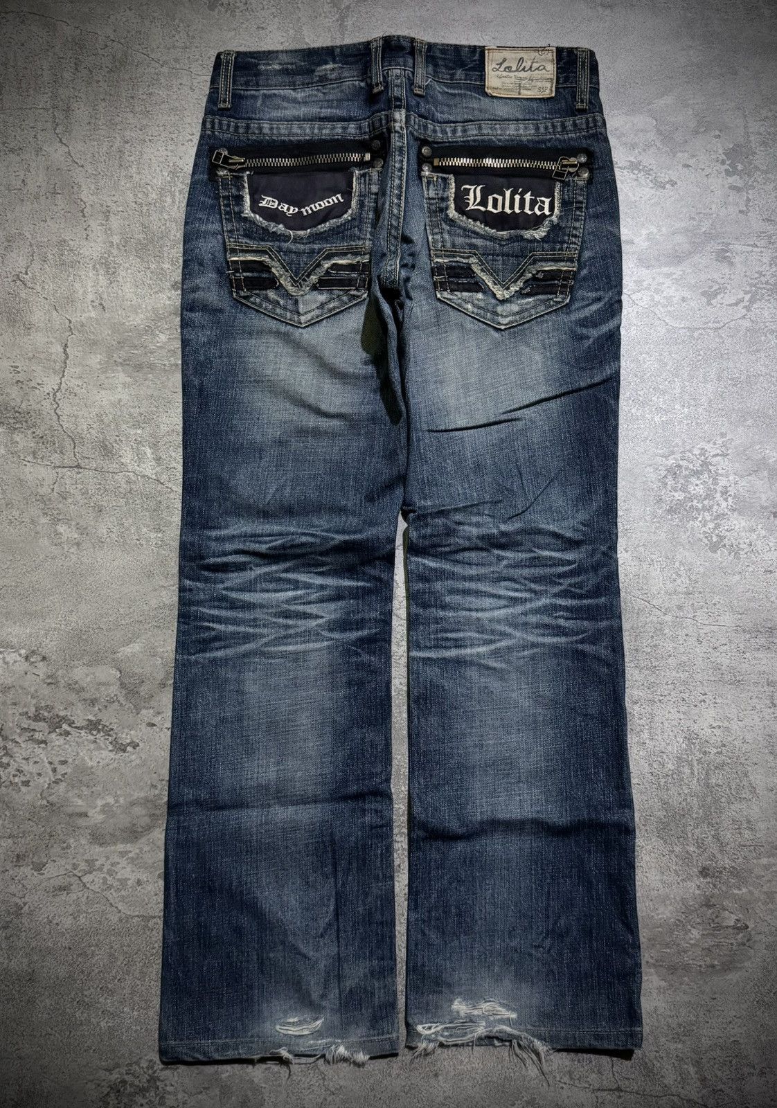 Japanese Brand LOLITA JEANS IFSIXWASNINE DISTRESSED BOOTCUT JEANS Size US 32 / EU 48 - 1 Thumbnail