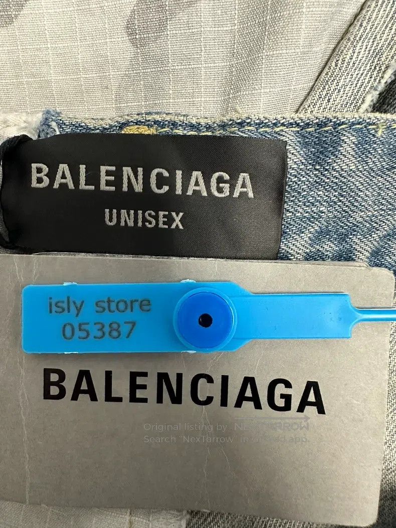 Balenciaga Balenciaga size M Distressed Camo Printed Tie-Dyed Denim P Size US 27 - 4 Thumbnail