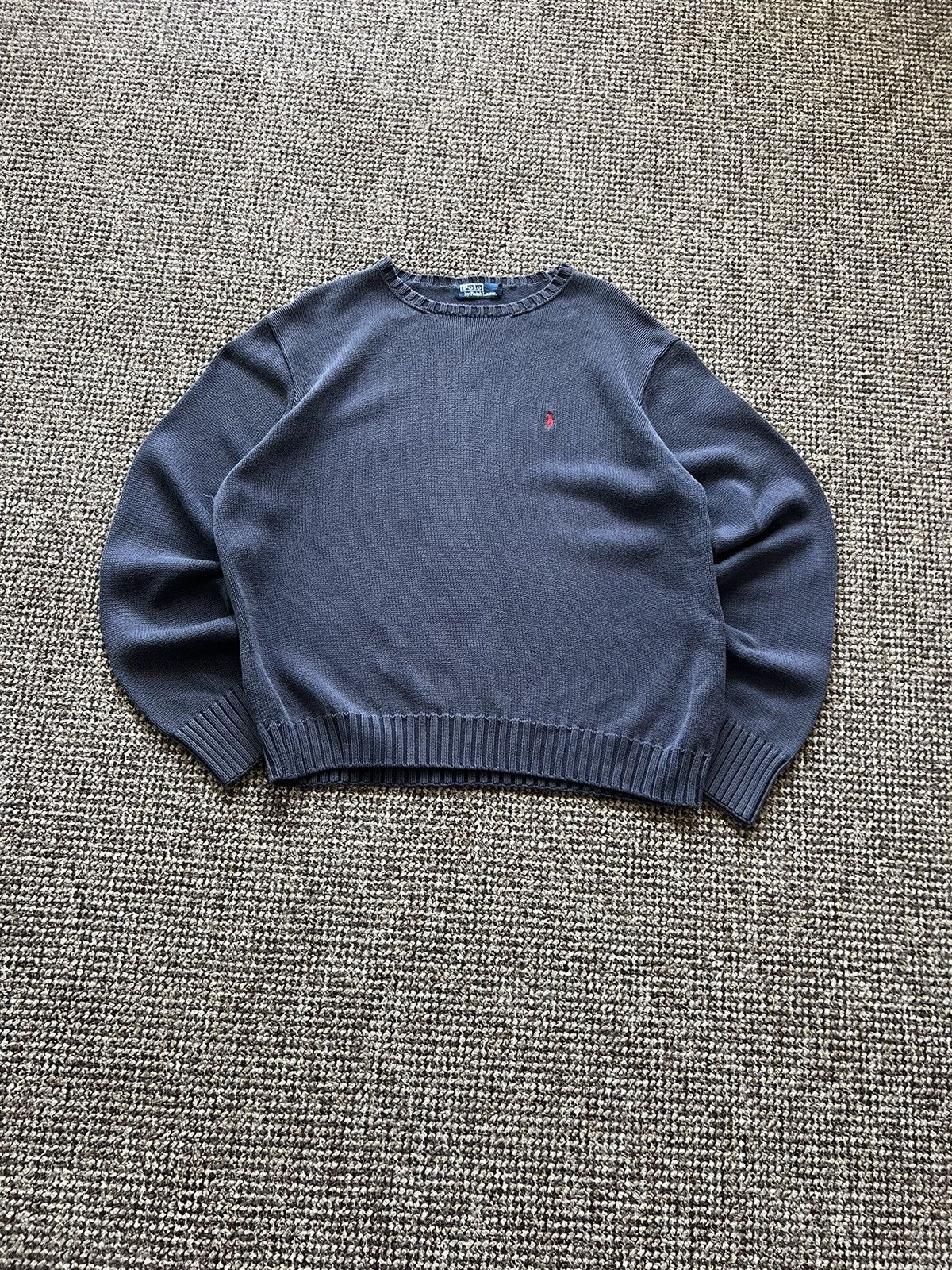 Polo Ralph Lauren × Vintage Crazy Vintage 00’s Small Logo Polo Ralph Lauren Sweater Size US XL / EU 56 / 4 - 2 Thumbnail