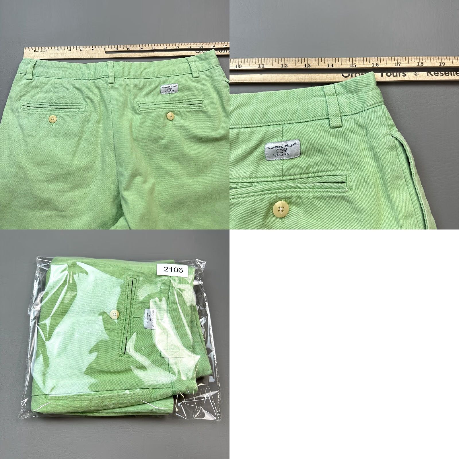 Vineyard Vines Vineyard Vines Shorts Mens Size 32 Green Chino Club Flat Front Casual Preppy Size US 32 / EU 48 - 8 Thumbnail