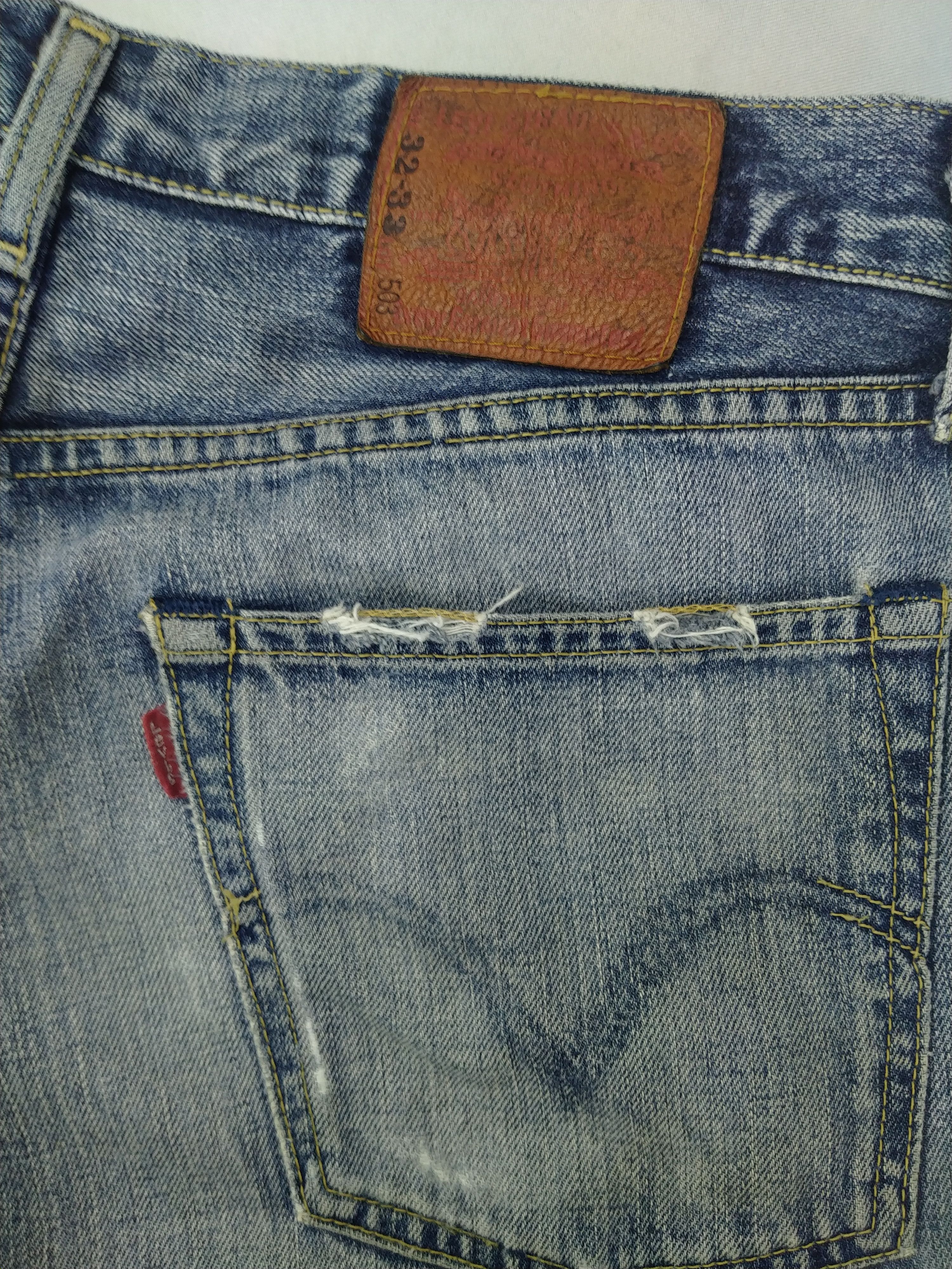 Levi's Vintage Levi's 503 Light Wash Denim 32x30 -JN830 Size US 32 / EU 48 - 10 Thumbnail