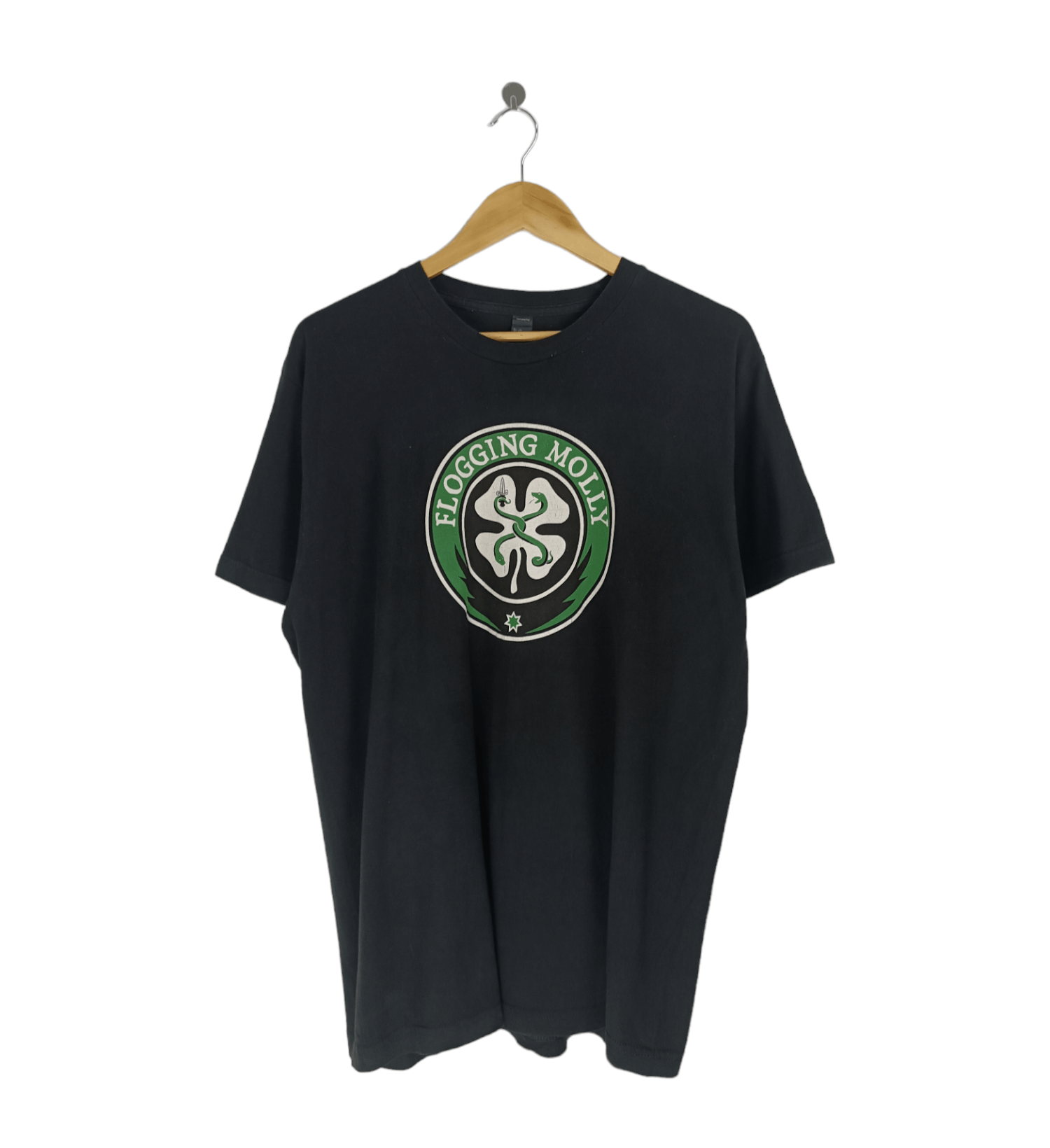 Band Tees VINTAGE FLOGGING MOLLY CELTIC PUNK IRISH LOGO TEE Size US L / EU 52-54 / 3 - 1 Thumbnail