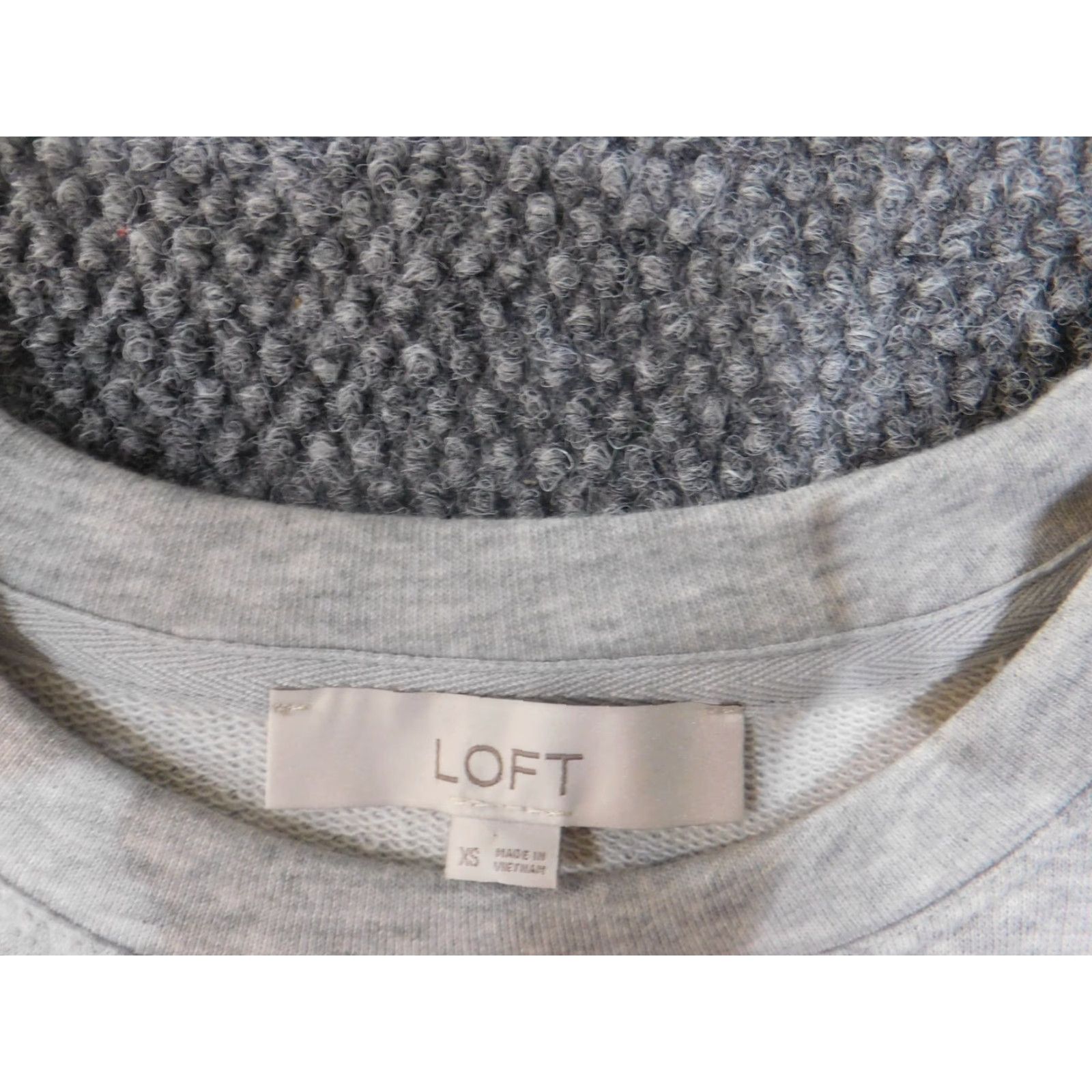 Loft **LOFT Gray XS Women's Crewneck Stretch Knit Pullover Sweater** User: Loft Gray XS Women's Crewneck Stretch Knit Pullover Sweater Size XS / US 0-2 / IT 36-38 - 7 Thumbnail