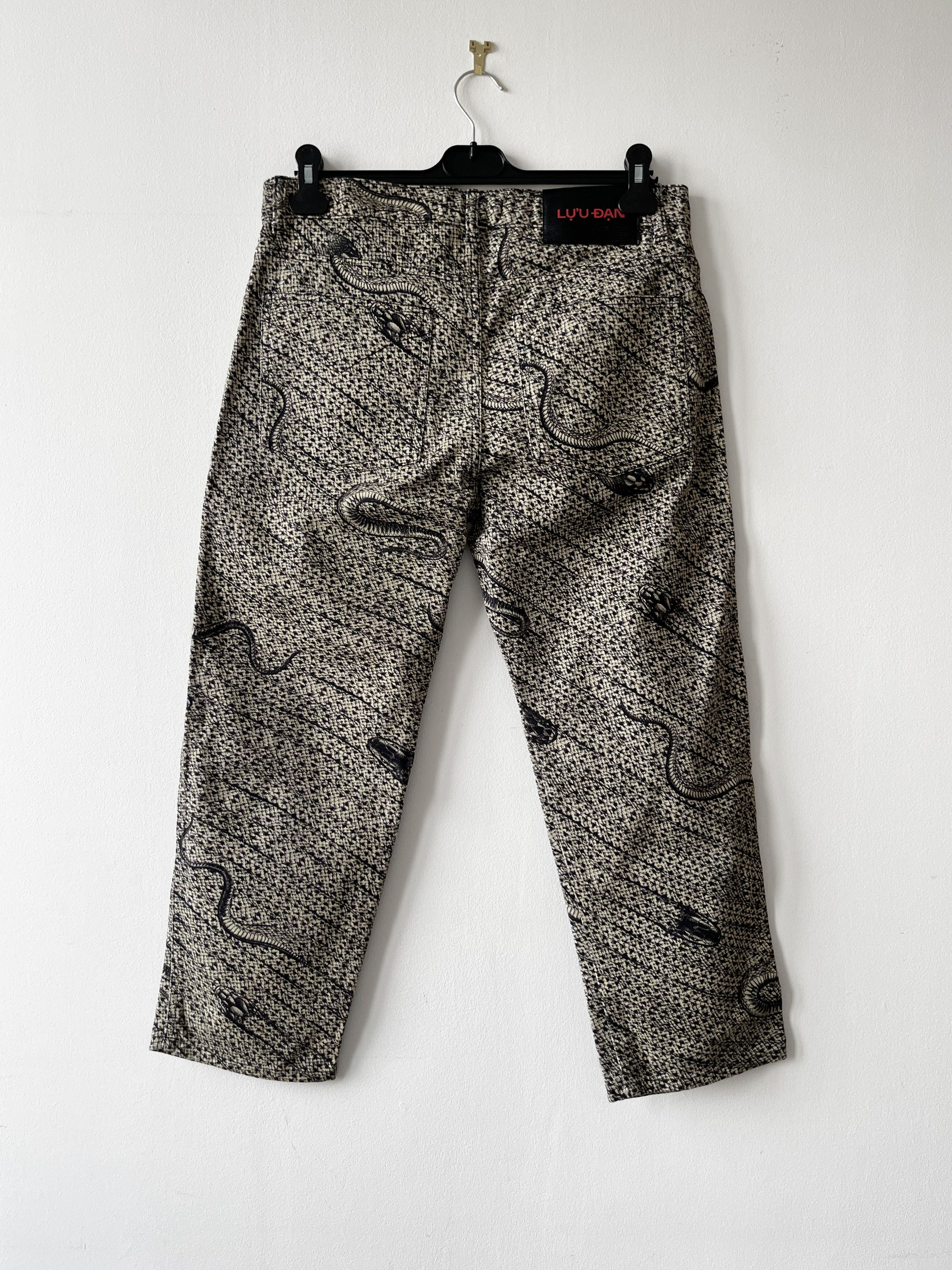 LUU DAN Lu'u Dan snake print jeans Size US 32 / EU 48 - 2 Thumbnail
