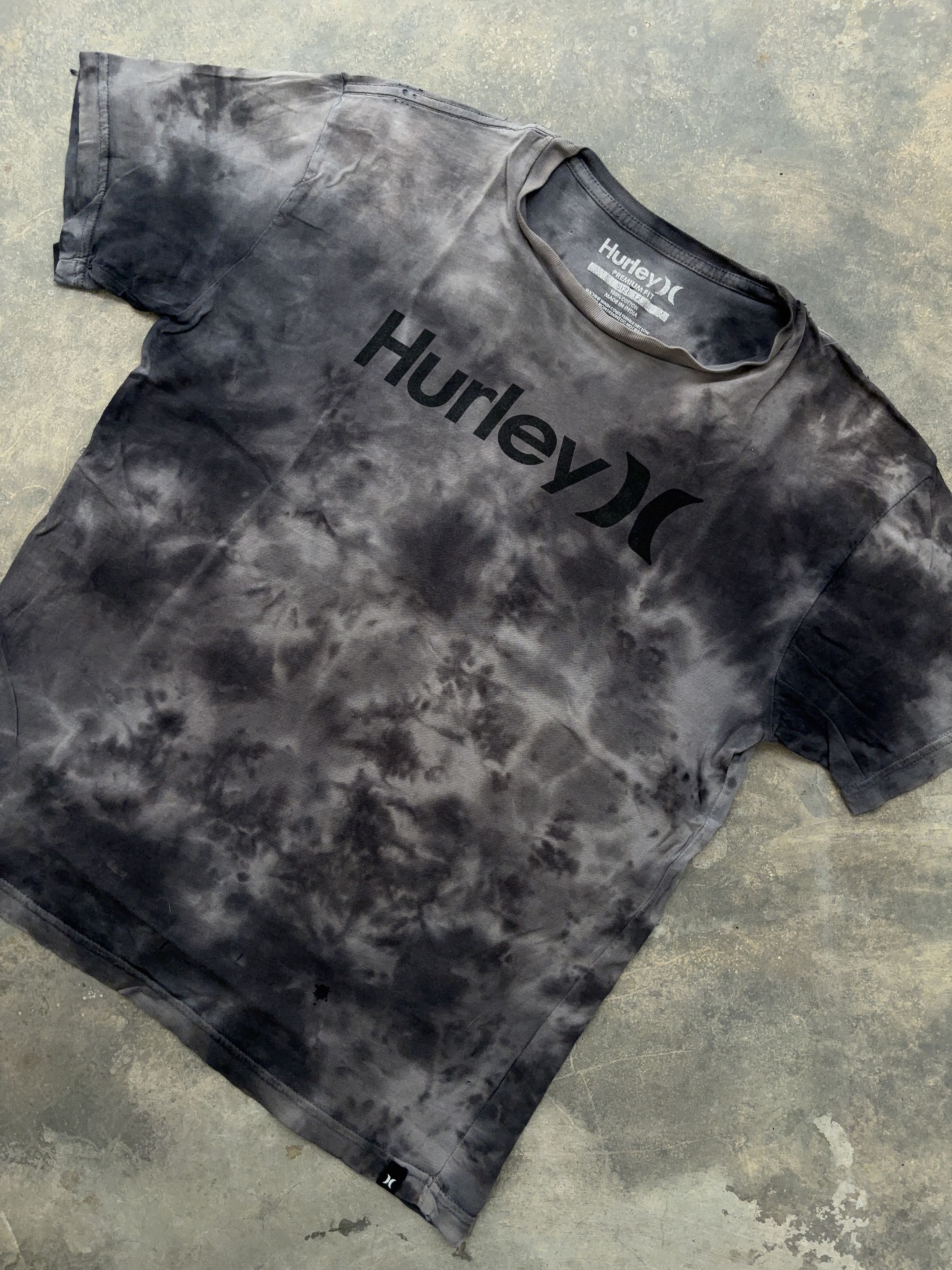 Hurley Hurley Black Washed Tie Dye T-Shirt Size US S / EU 44-46 / 1 - 2 Thumbnail