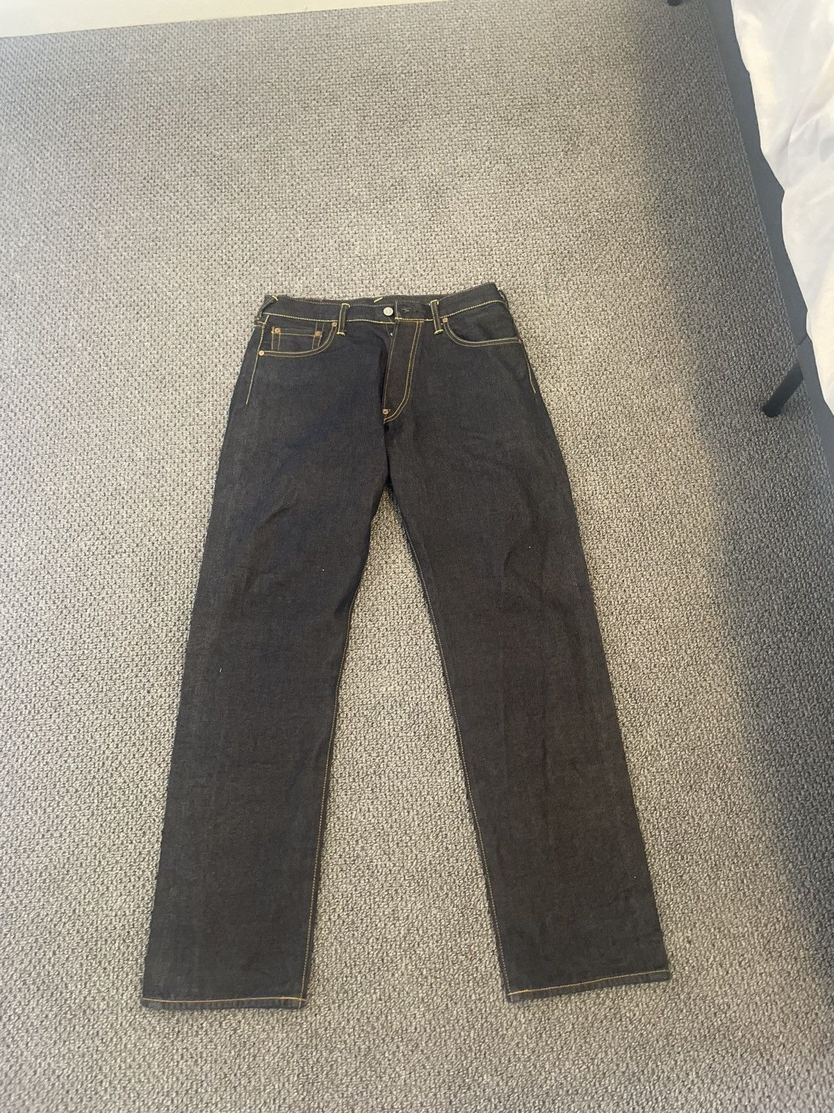 Evisu × Vintage Evisu Red Paint Pants Size US 32 / EU 48 - 3 Thumbnail