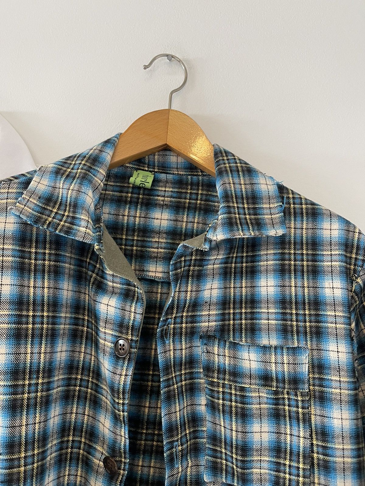 Chorley Distressed electric plaid flannel chorley handmade Size US L / EU 52-54 / 3 - 2 Thumbnail