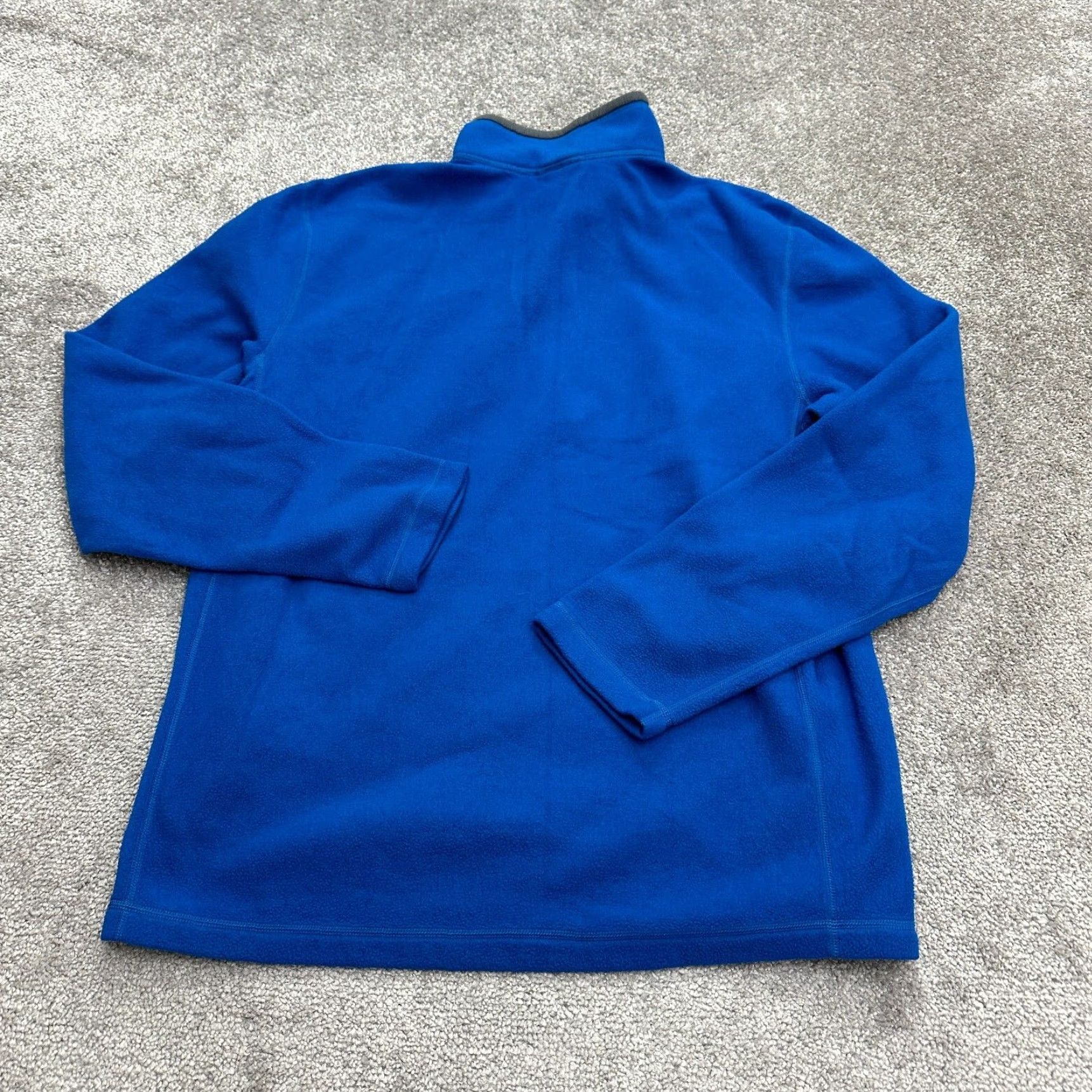 The North Face The North Face Glacier Fleece Jacket Mens Large Blue 1/4 Zip Mock Neck Pullover Size US L / EU 52-54 / 3 - 2 Thumbnail