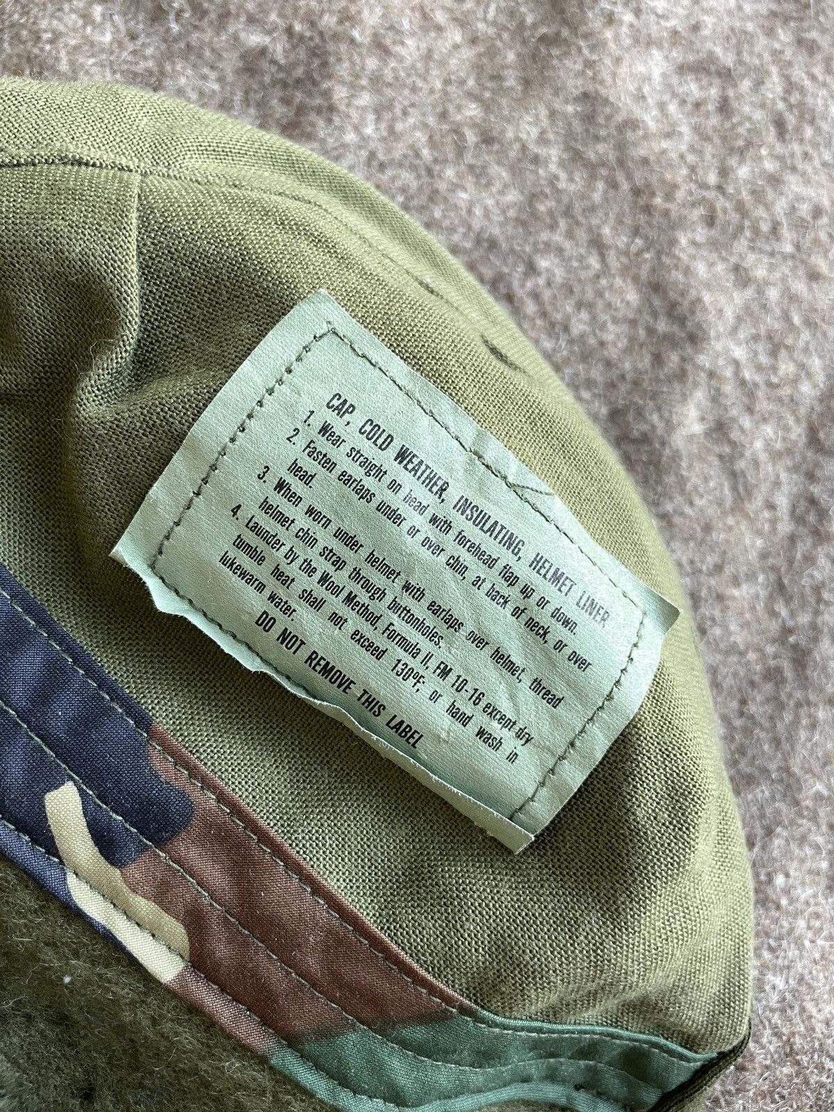 Other Vintage US Army Helmet Liner Size ONE SIZE - 9 Thumbnail