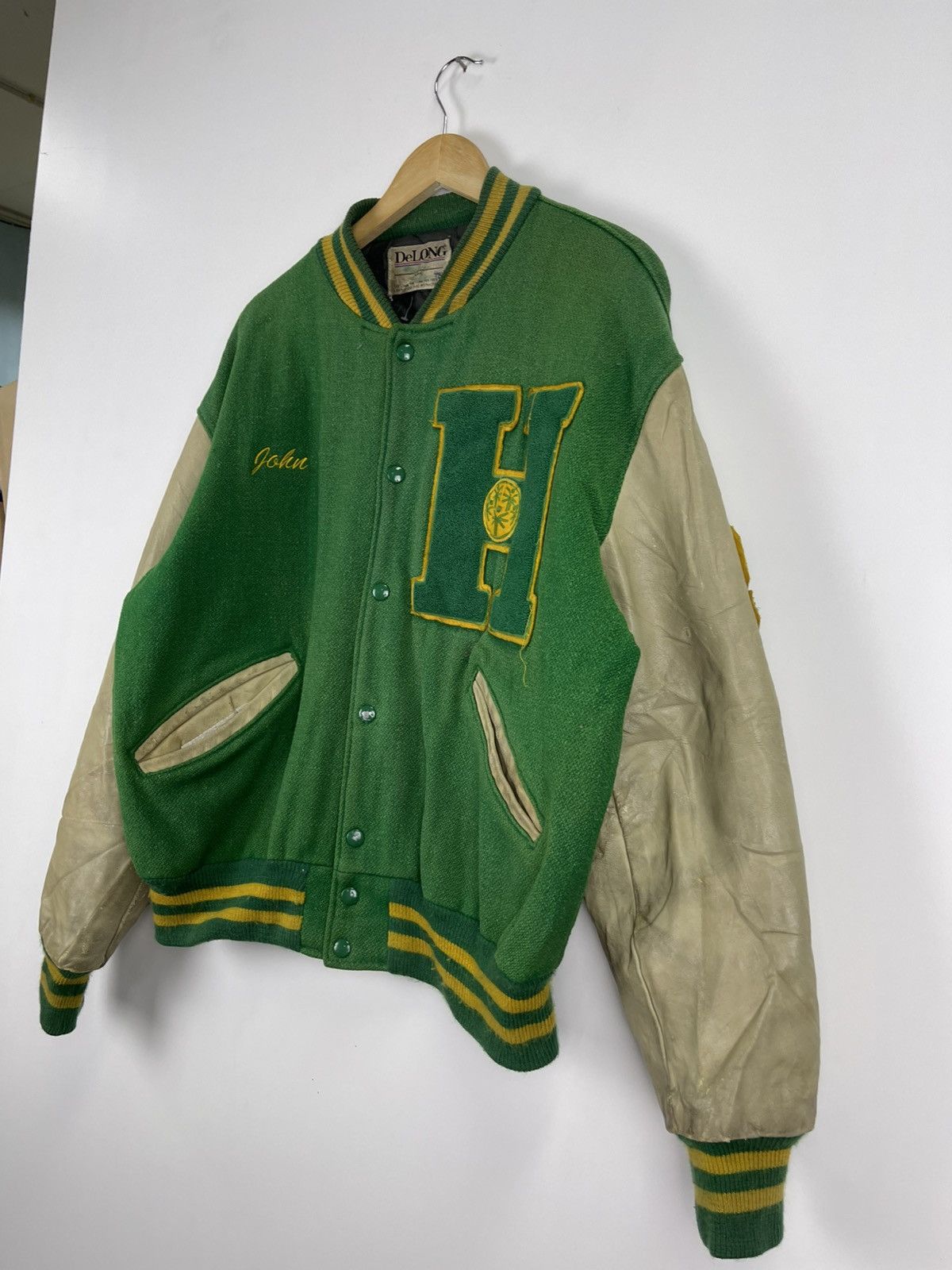 Delong × Vintage Vintage Delong Varsity Jacket Size US L / EU 52-54 / 3 - 5 Thumbnail