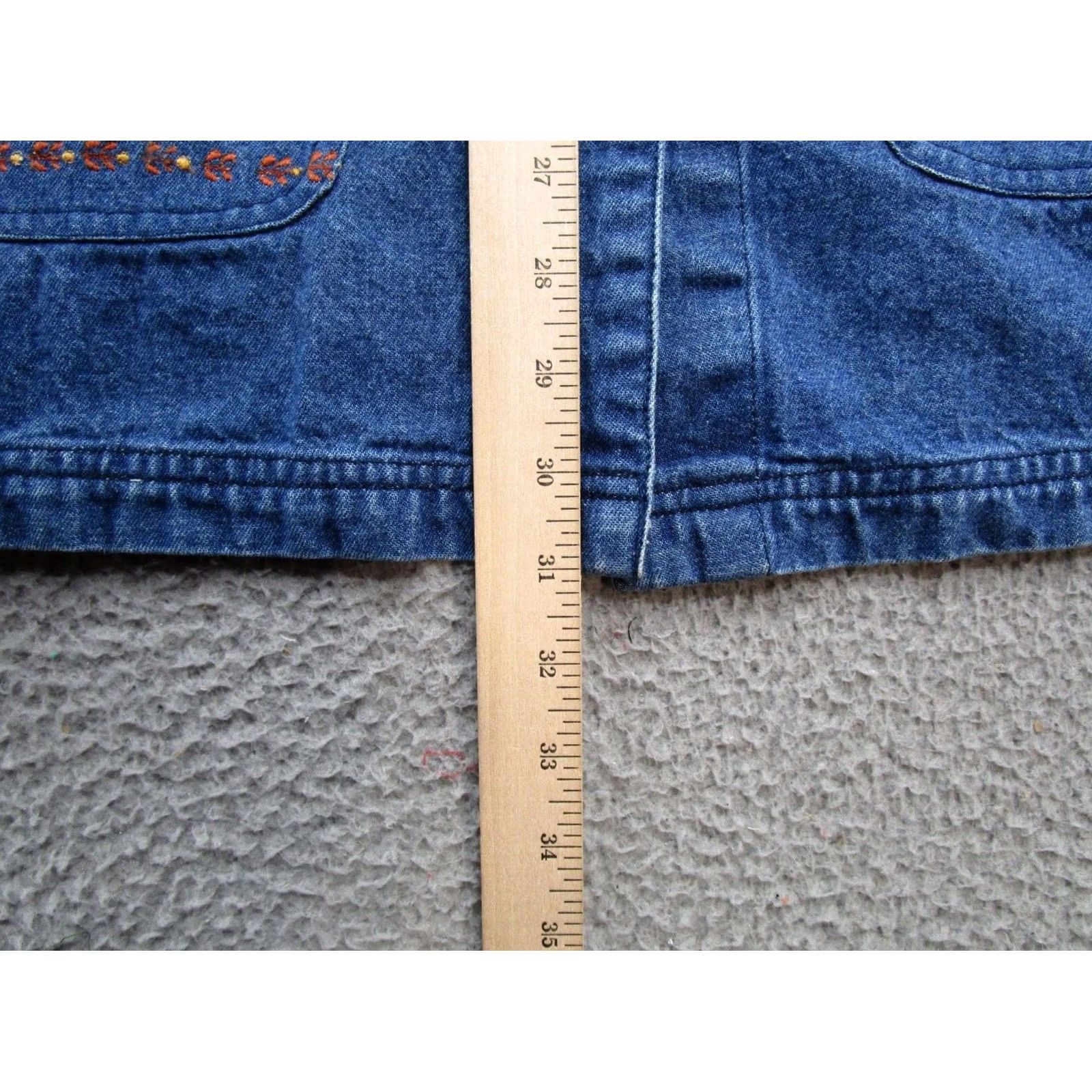 Vintage VINTAGE Way to Go Denim Jacket Women's XL Embroidered Animals Blue Denim Size XL / US 12-14 / IT 48-50 - 7 Thumbnail
