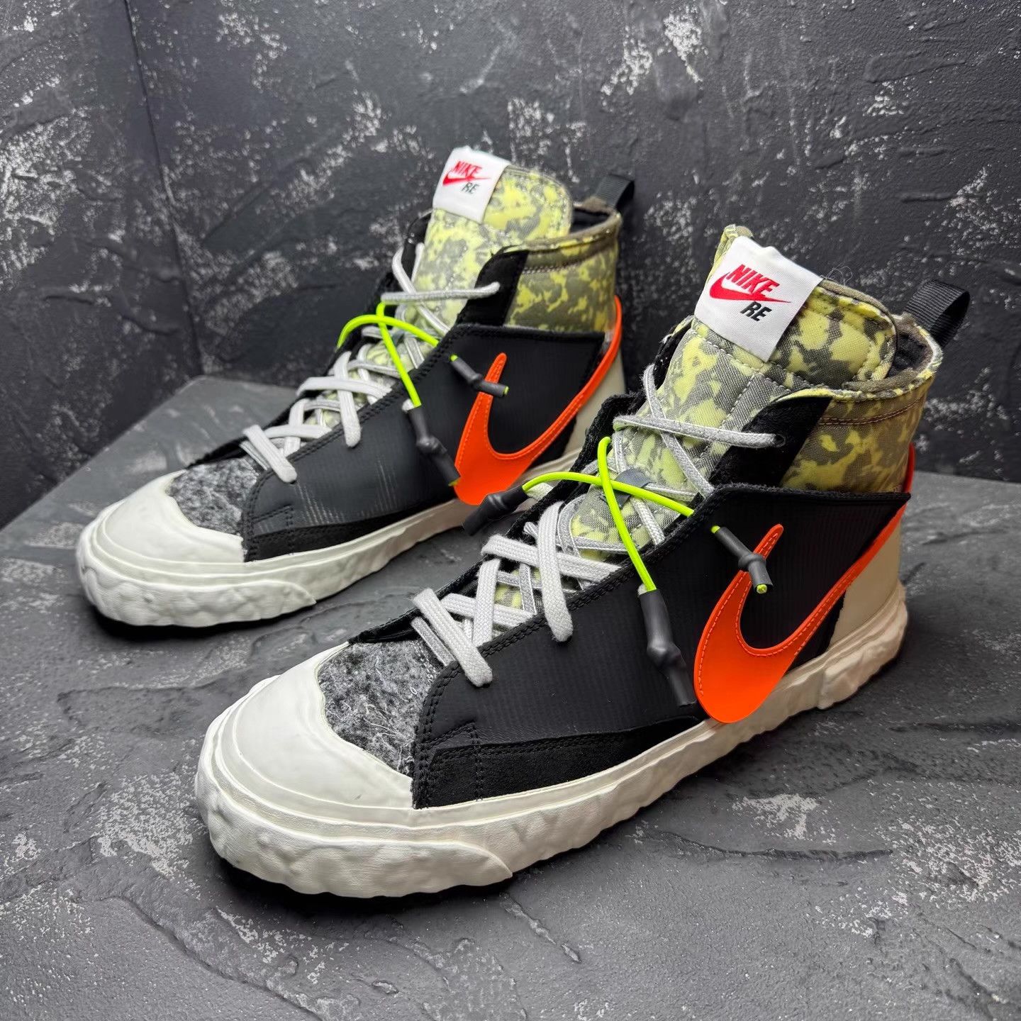 Nike READYMADE × Nike Blazer Black & Orange Q10 Size US 10.5 / EU 43-44 - 1 Thumbnail