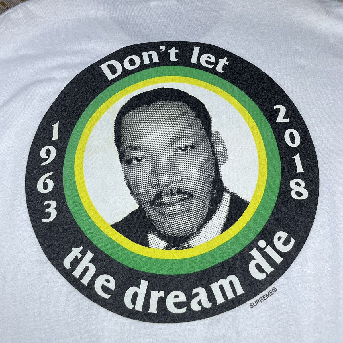 Supreme Supreme MKL”Dont Let the Dream Die” tee Size US M / EU 48-50 / 2 - 11 Thumbnail