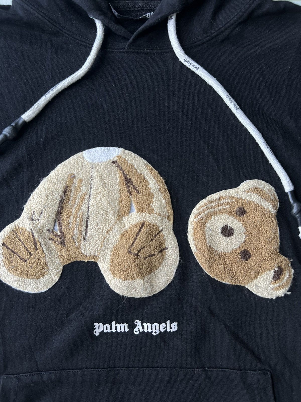 Palm Angels Iconic Palm Angels Broken Bear Embellished Oversized Hoodie Size US XL / EU 56 / 4 - 3 Thumbnail