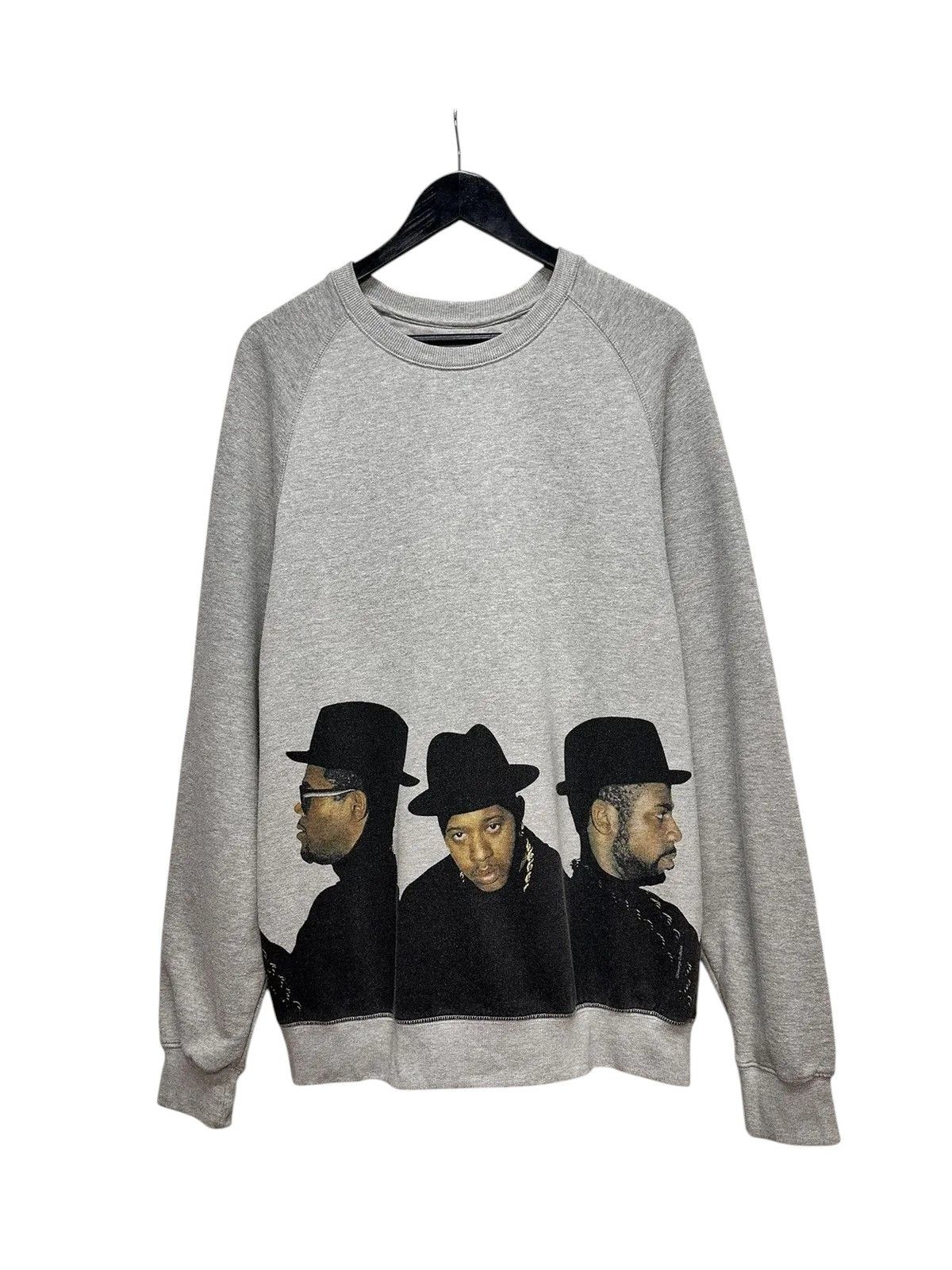 RUN DMC Run DMC Vintage Grey Graphic Sweatshirt L Size Size US L / EU 52-54 / 3 - 1 Thumbnail