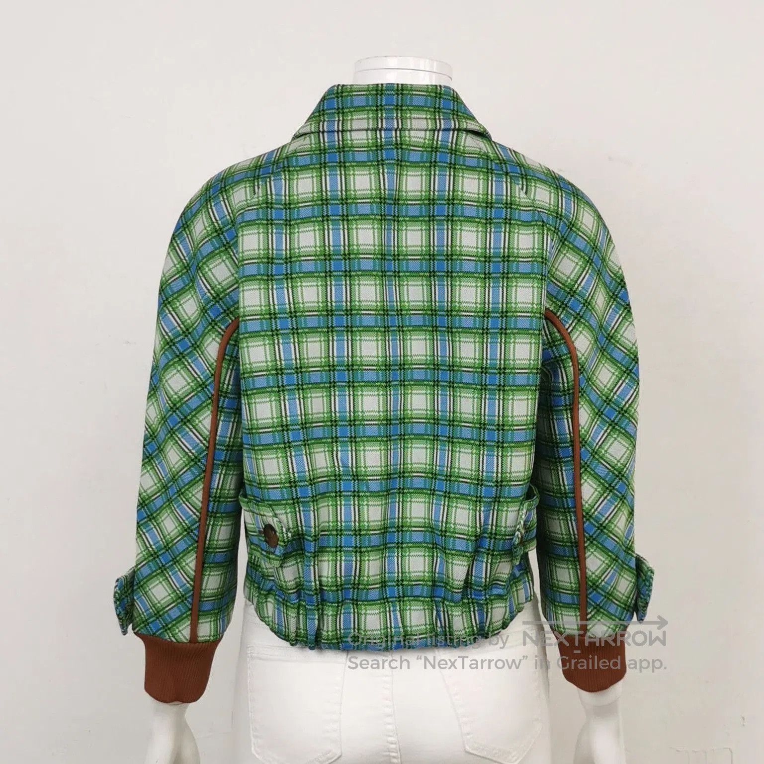 Prada Prada Colorblock Long Sleeve Jacket in Green . Size US L / EU 52-54 / 3 - 2 Thumbnail