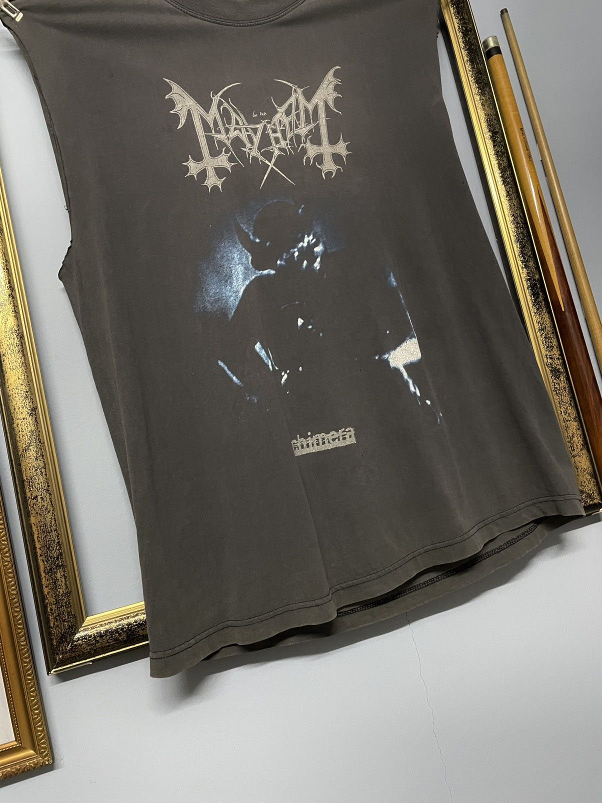 Vintage Vintage Original Band Tees Mayhem Chimera Sunfaded Sleeveles Size US XL / EU 56 / 4 - 6 Thumbnail