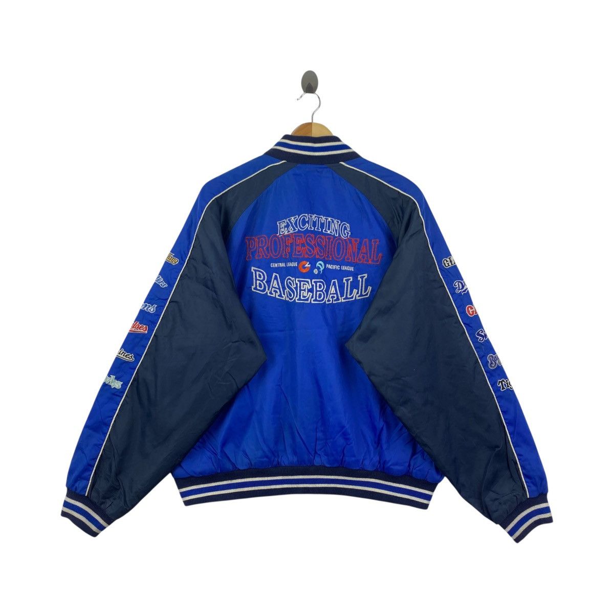 MLB Vintage Professional Baseball Jacket Central League Pacific Size US XXL / EU 58 / 5 - 4 Thumbnail