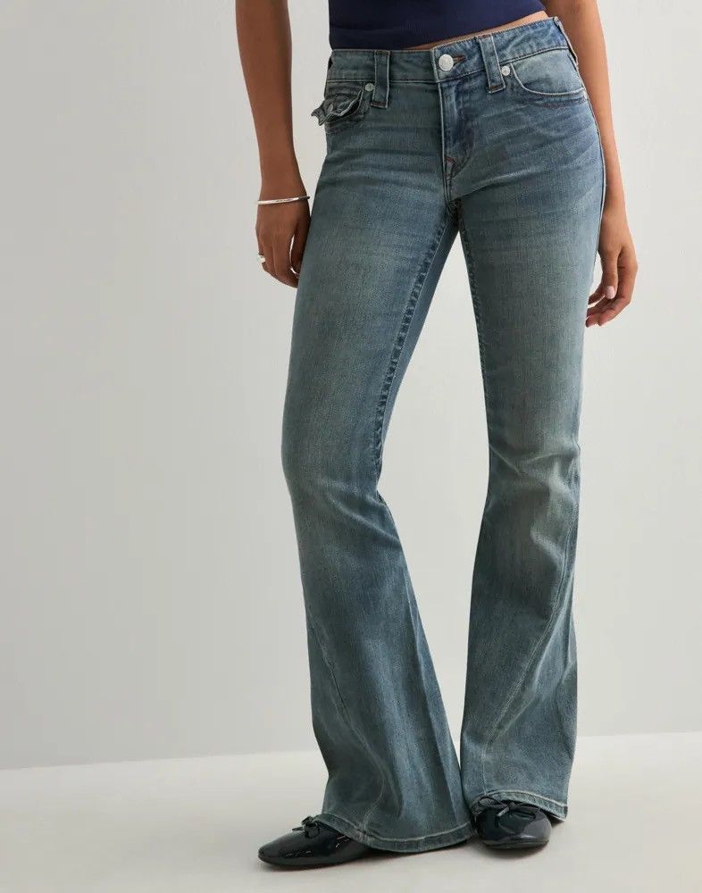 True Religion True Religion Jeans Joey Big T Super Flare Size 30" / US 8 / IT 44 - 3 Thumbnail