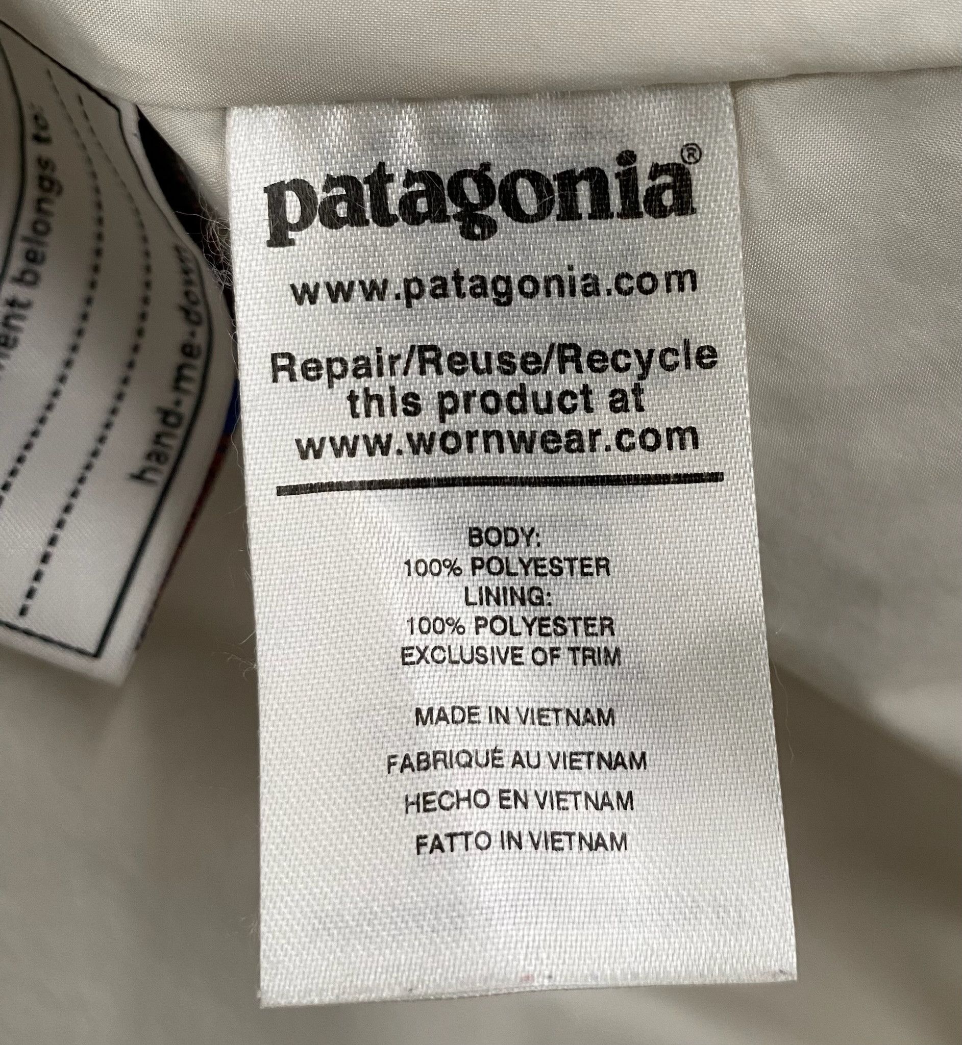 Patagonia Patagonia Lunar Frost Natural Cream Faux Fur Jacket Small Size S / US 4 / IT 40 - 4 Thumbnail